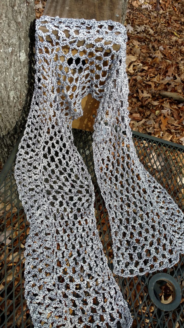 Chainmail Crochet Pattern Chainmail Silk Scarf Etsy crochetnstylecom Chainmail crochet pattern chainmail silk scarf etsy
