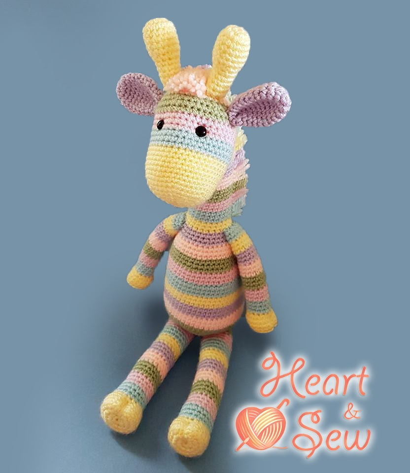 Crochet Amigurumi Patterns Heart Sew Julies Giraffe Free Crochet Amigurumi Pattern