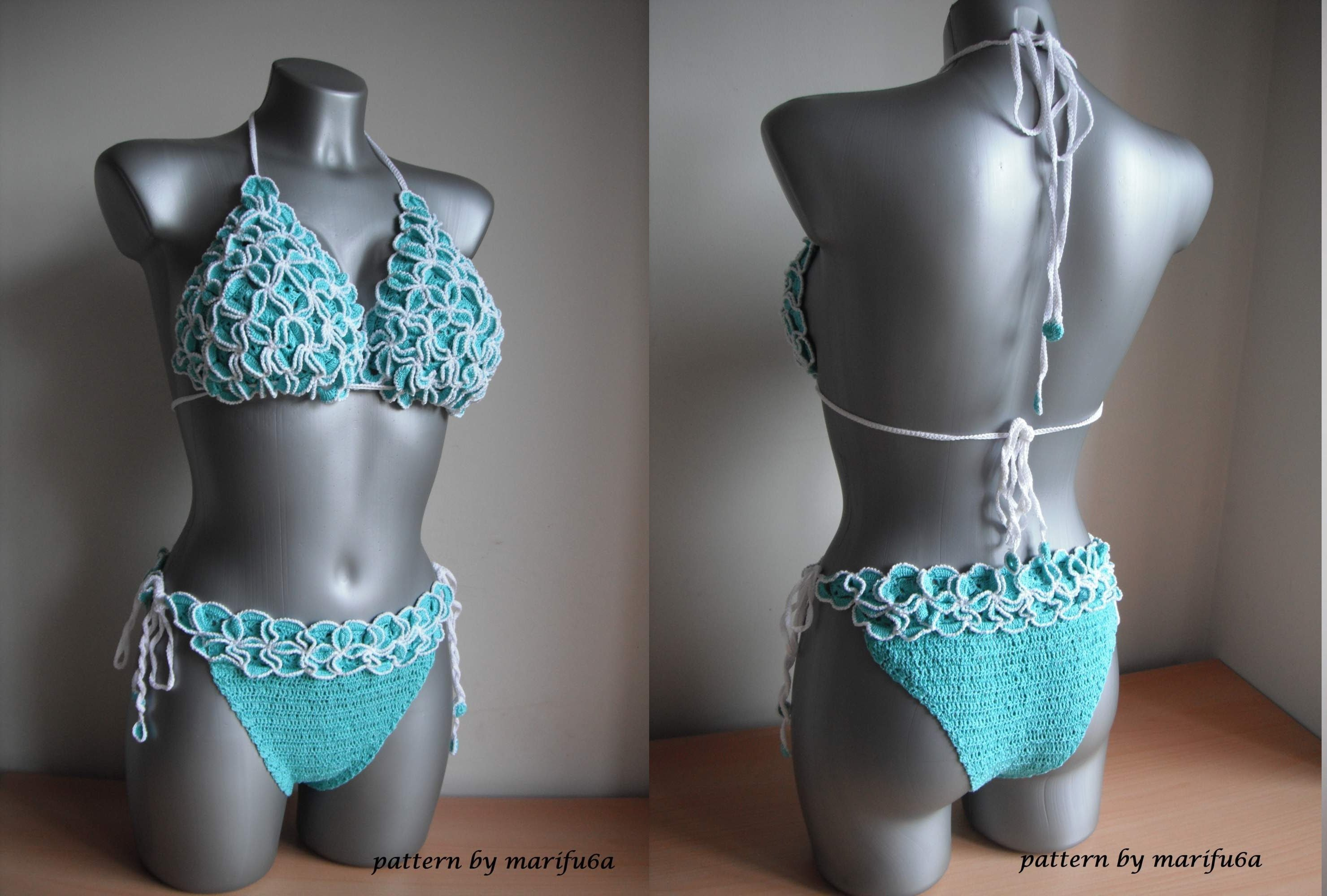 Crochet bikini swimwear