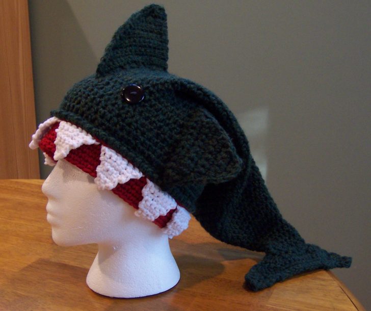 35+ Wonderful Free Crochet Shark Hat Pattern