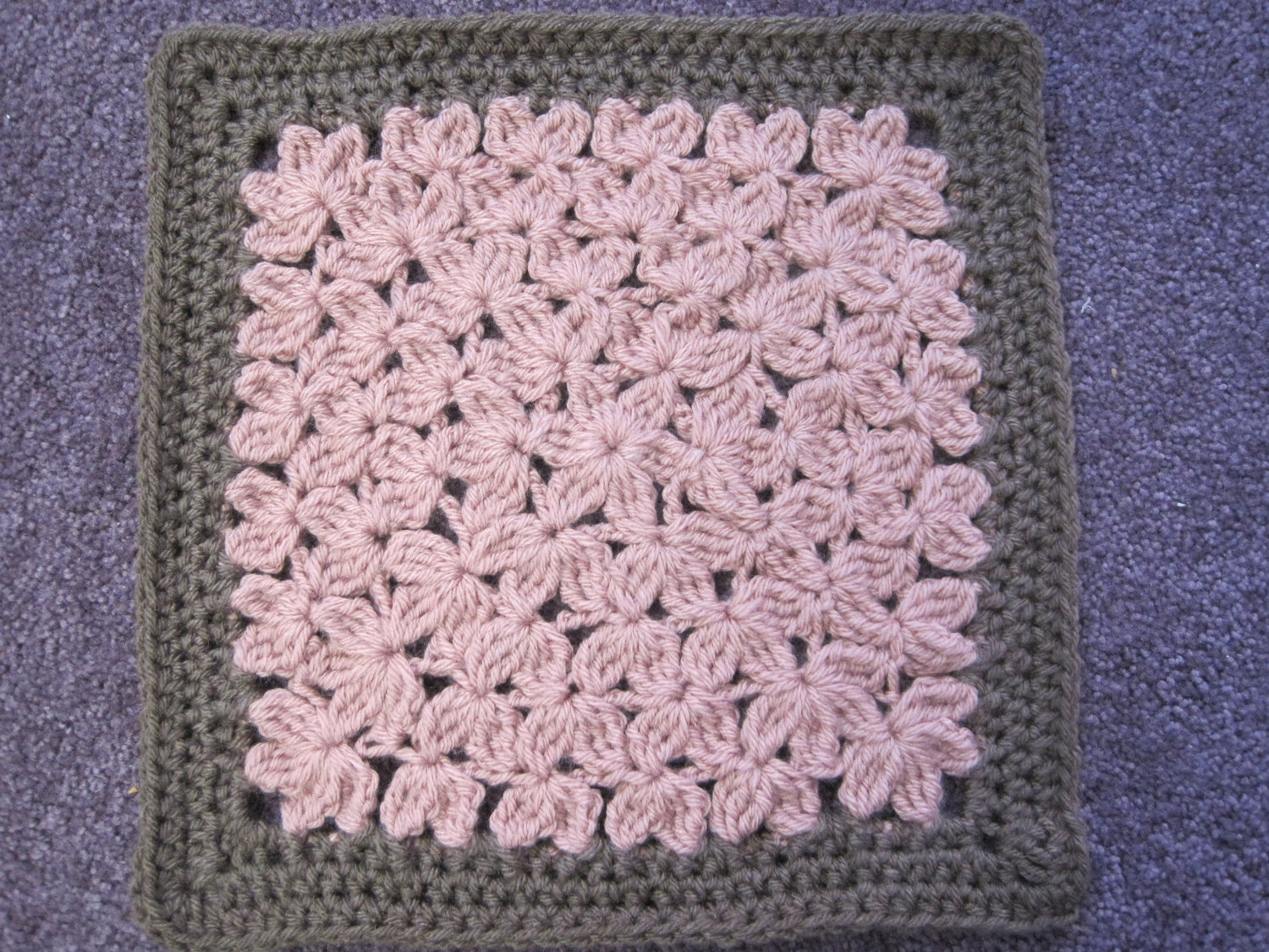 12 Granny Square Crochet Pattern In Treble Crochet Pattern For 12 Afghan Square Etsy