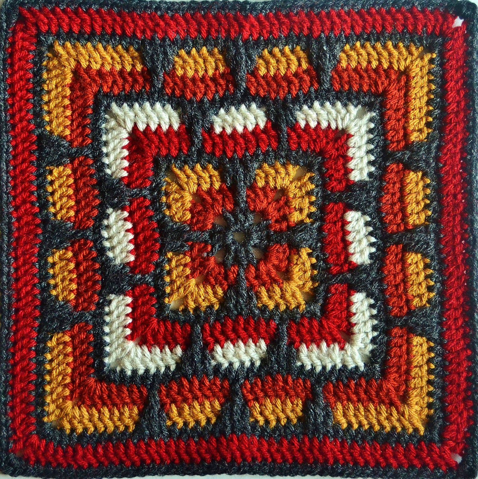 12 Granny Square Crochet Pattern Larksfoot Inspired 12 Granny Square Pattern From Home Crochet