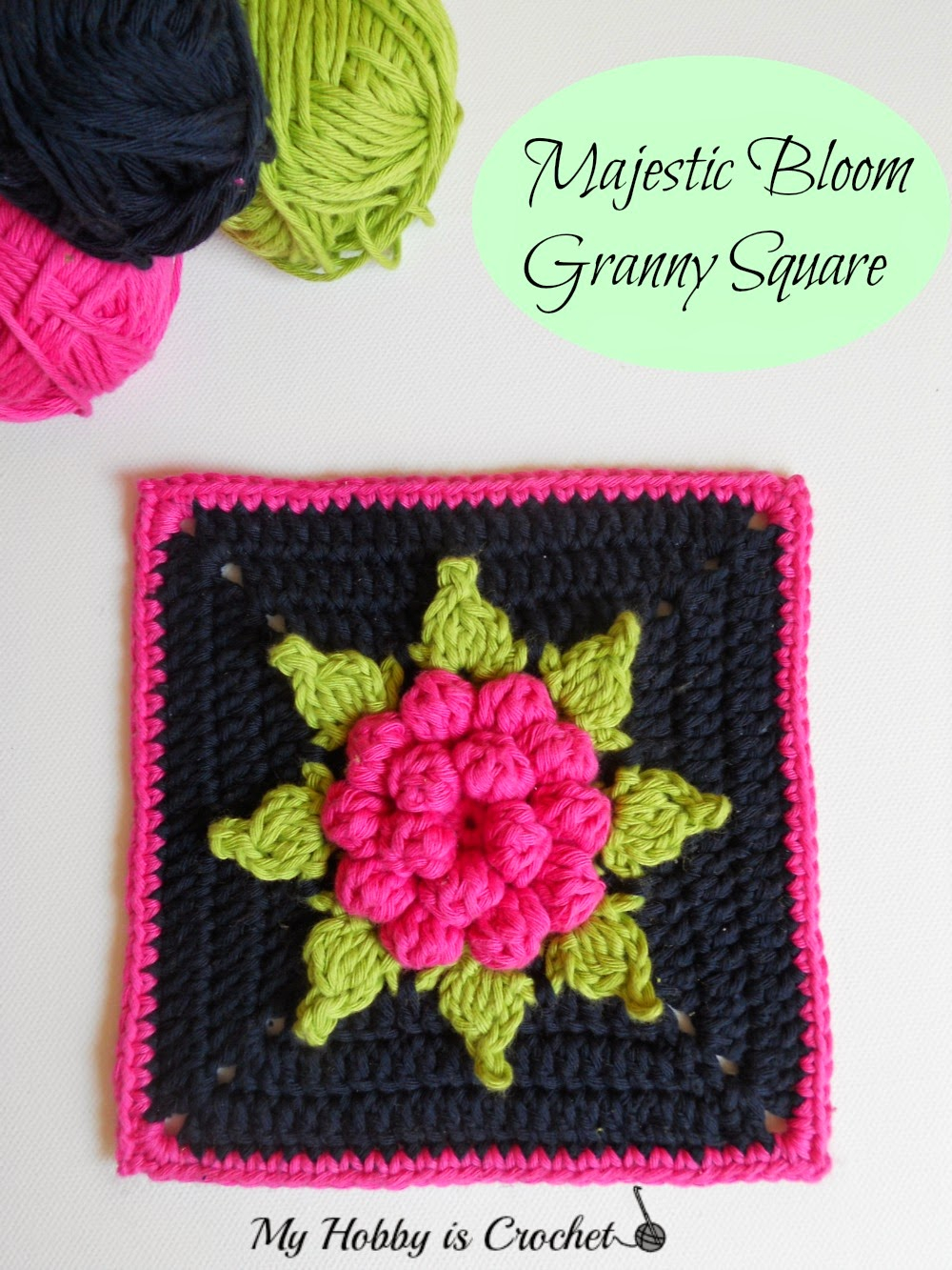 12 Granny Square Crochet Pattern Majestic Bloom Granny Square Free Crochet Pattern With Tutorial