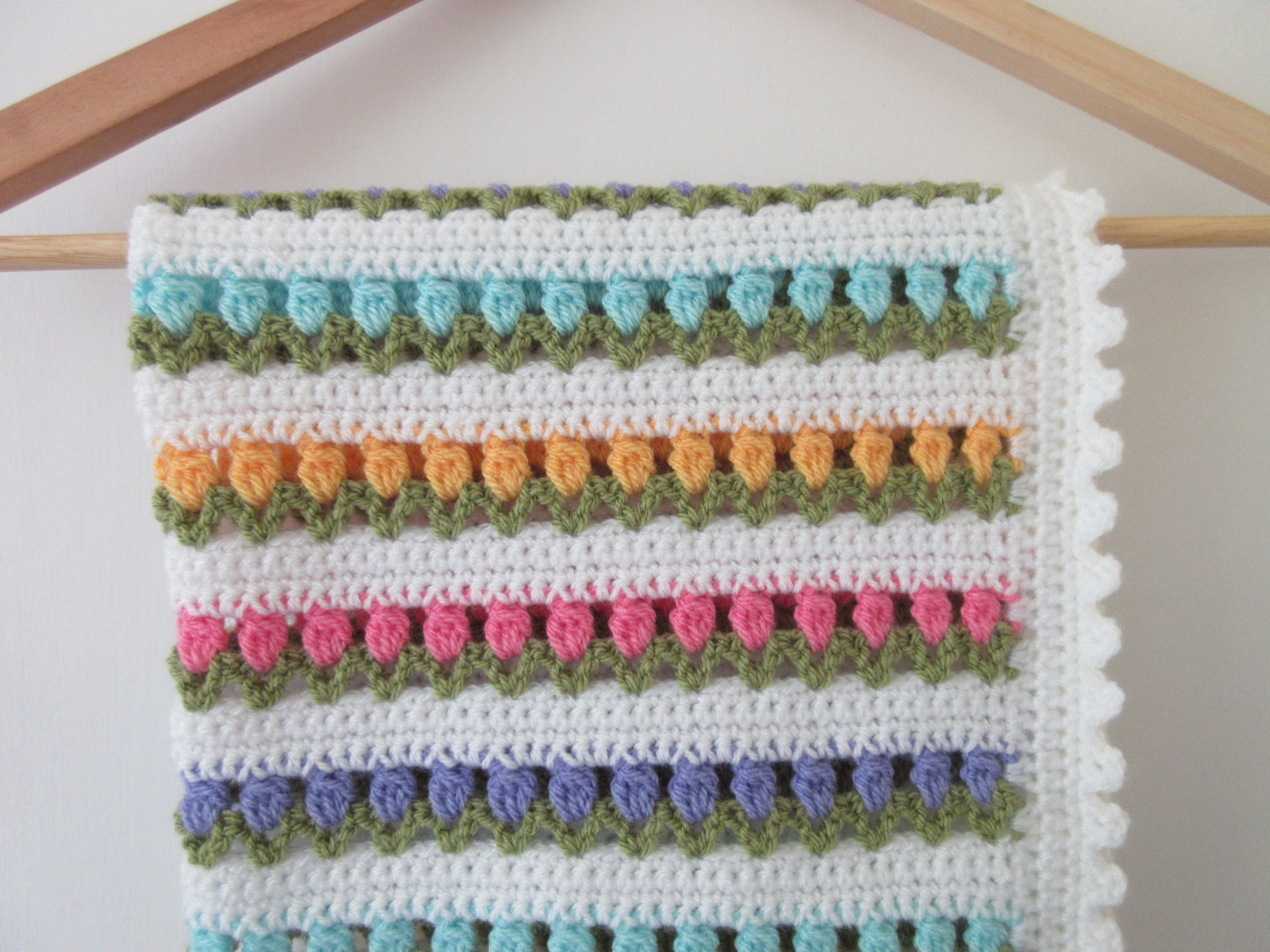 4Mm Crochet Hook Patterns Tulip Ba Blanket Crochet Pattern