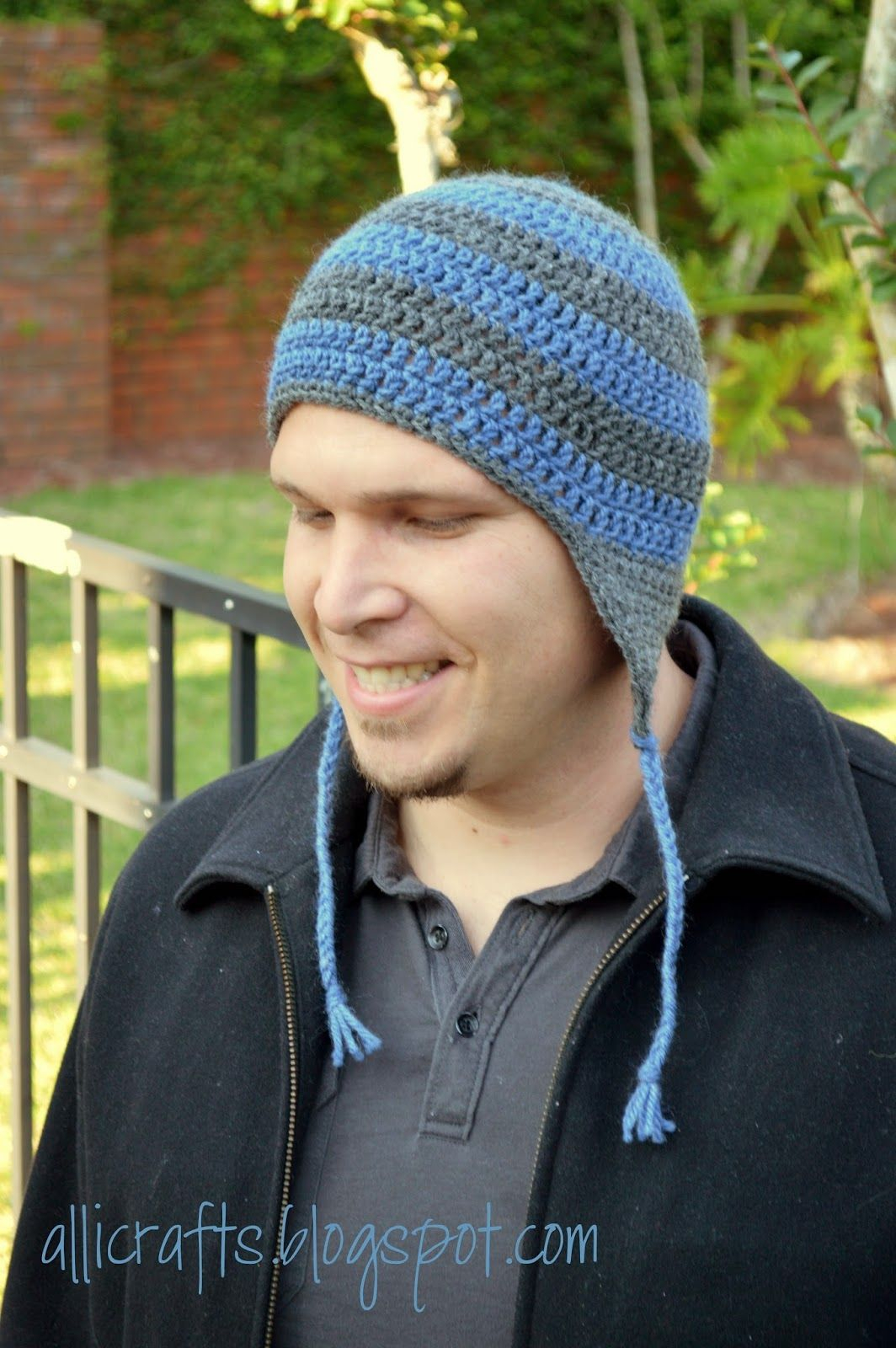 Adult Crochet Beanie Pattern Alli Crafts Free Pattern Earflap Hat Adult Mediumlarge