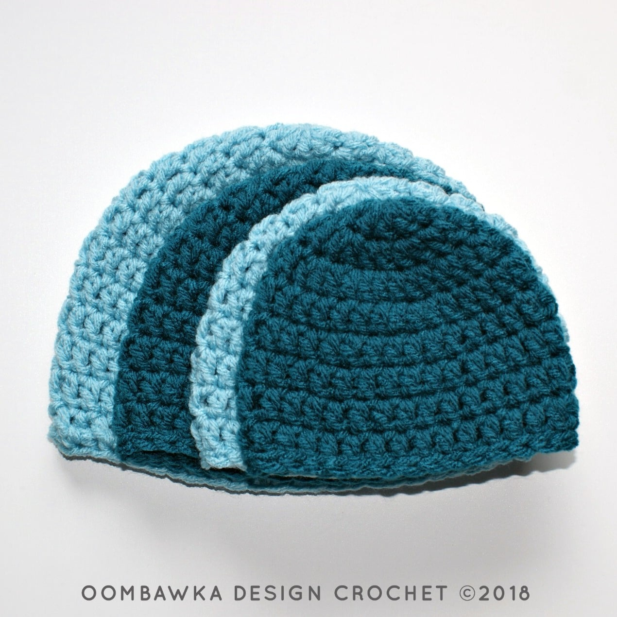 Adult Crochet Beanie Pattern Simple Double Crochet Hat Pattern Oombawka Design Crochet