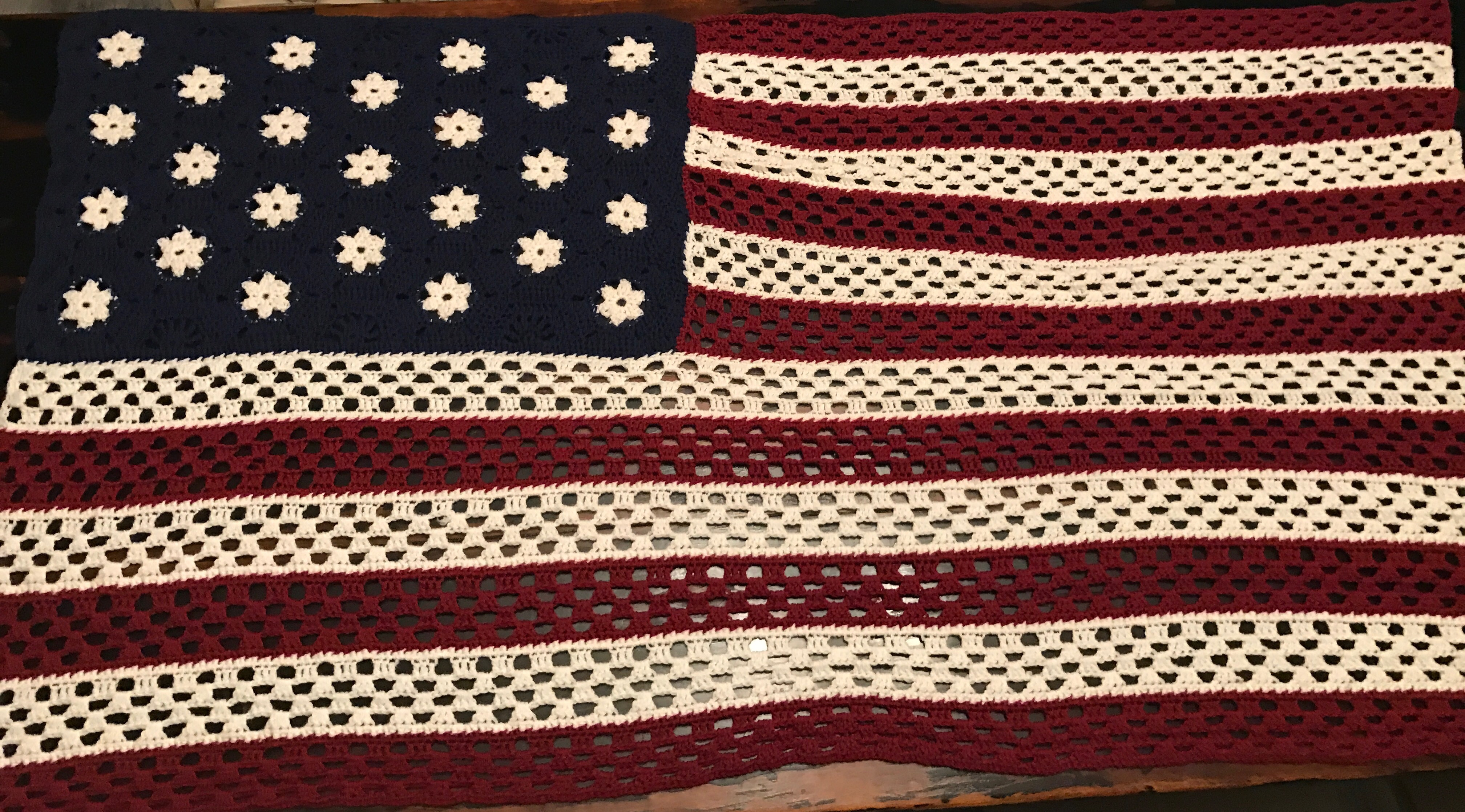American Flag Crochet Pattern Crochet American Flag Blanket October 10 2017 Simply Larissa