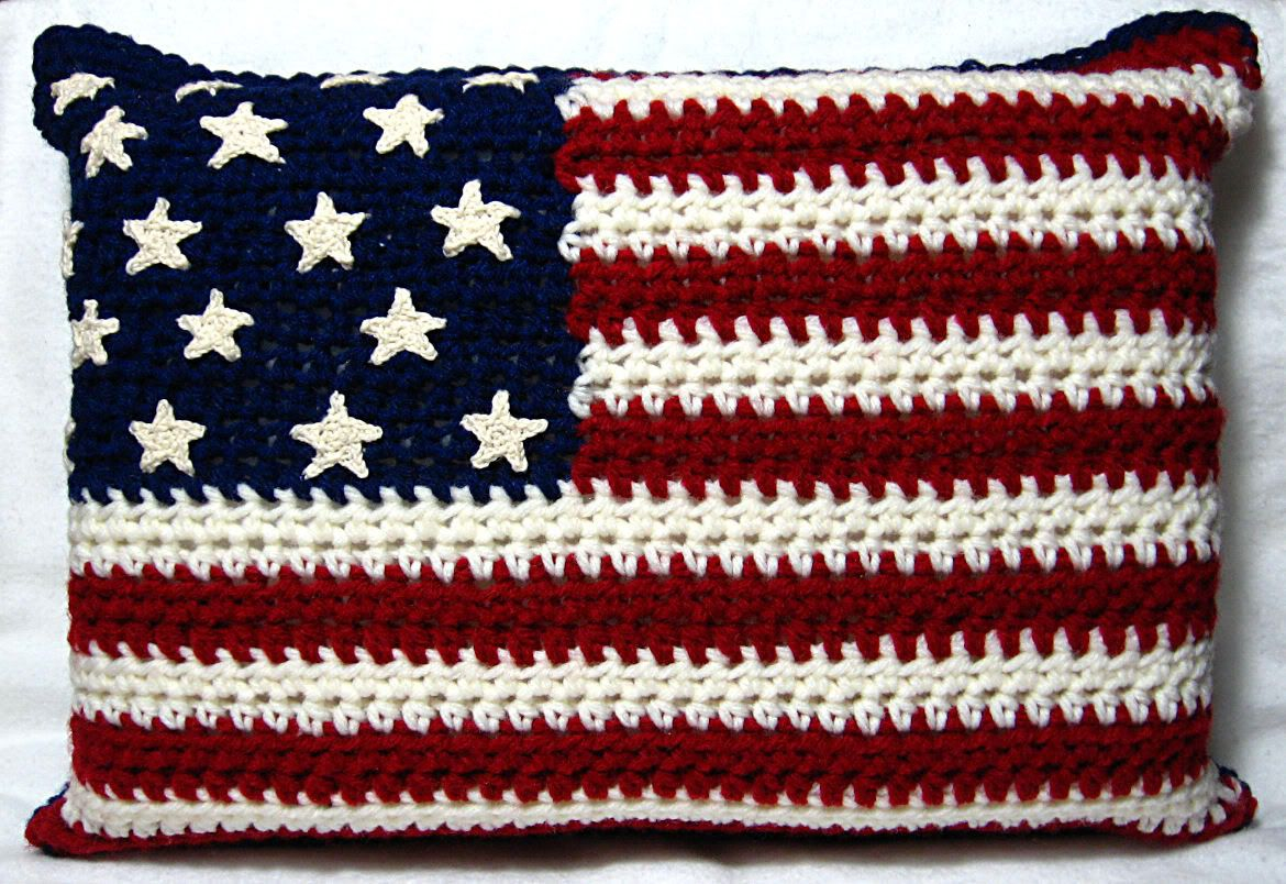 American Flag Crochet Pattern Free Flag Crochet Patterns Crochet Projects Crochet Crochet
