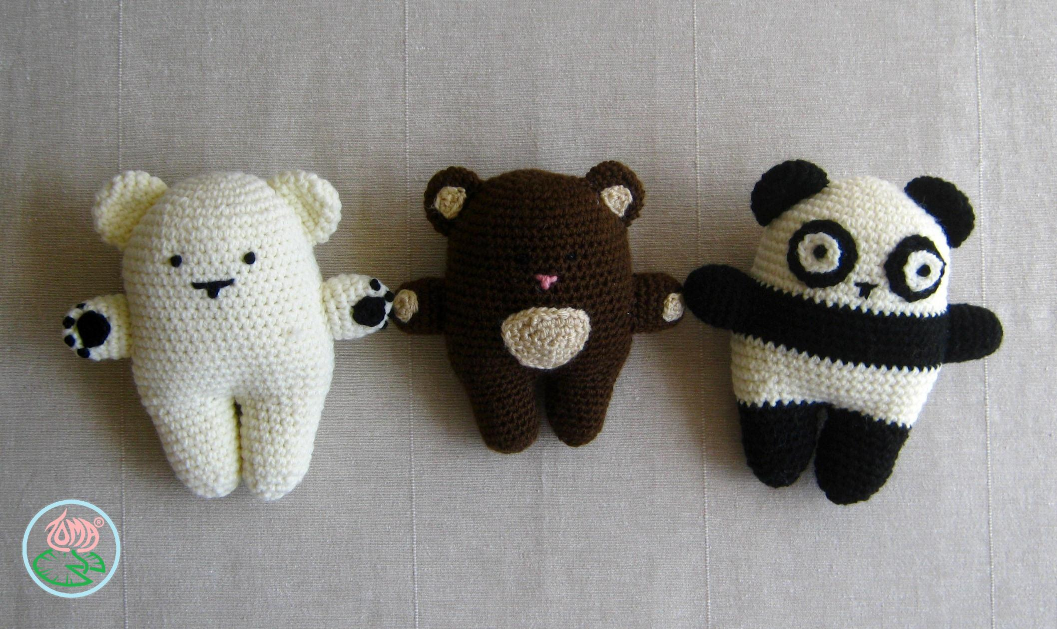 Amigurumi Bear Crochet Pattern Amigurumi Bear Family Toma Creations
