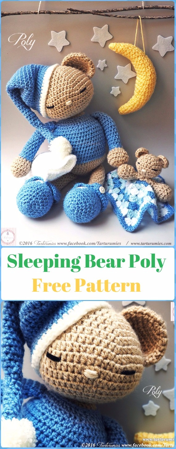 Amigurumi Bear Crochet Pattern Amigurumi Crochet Teddy Bear Toys Free Patterns