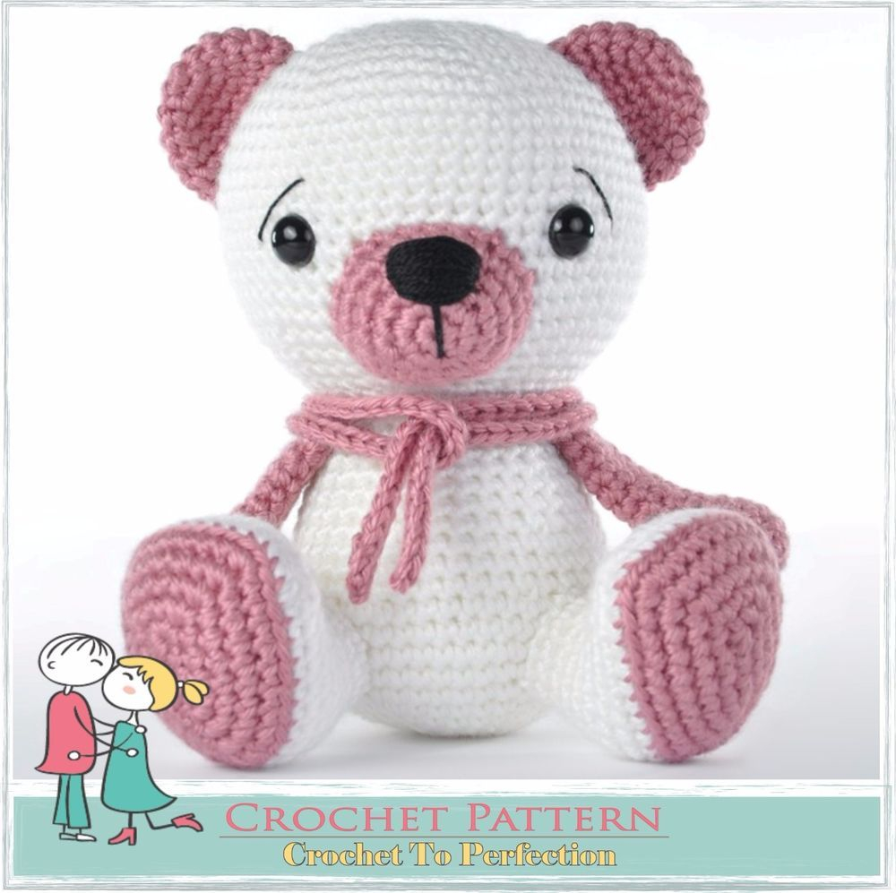 Amigurumi Bear Crochet Pattern Crochet Pattern Teddy Bear Amigurum On Cd Teddy Crochet Amigurumi