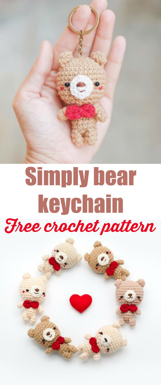 Amigurumi Bear Crochet Pattern Free Crochet Keychain Pattern Simply Bear Amigurumi Crochet News