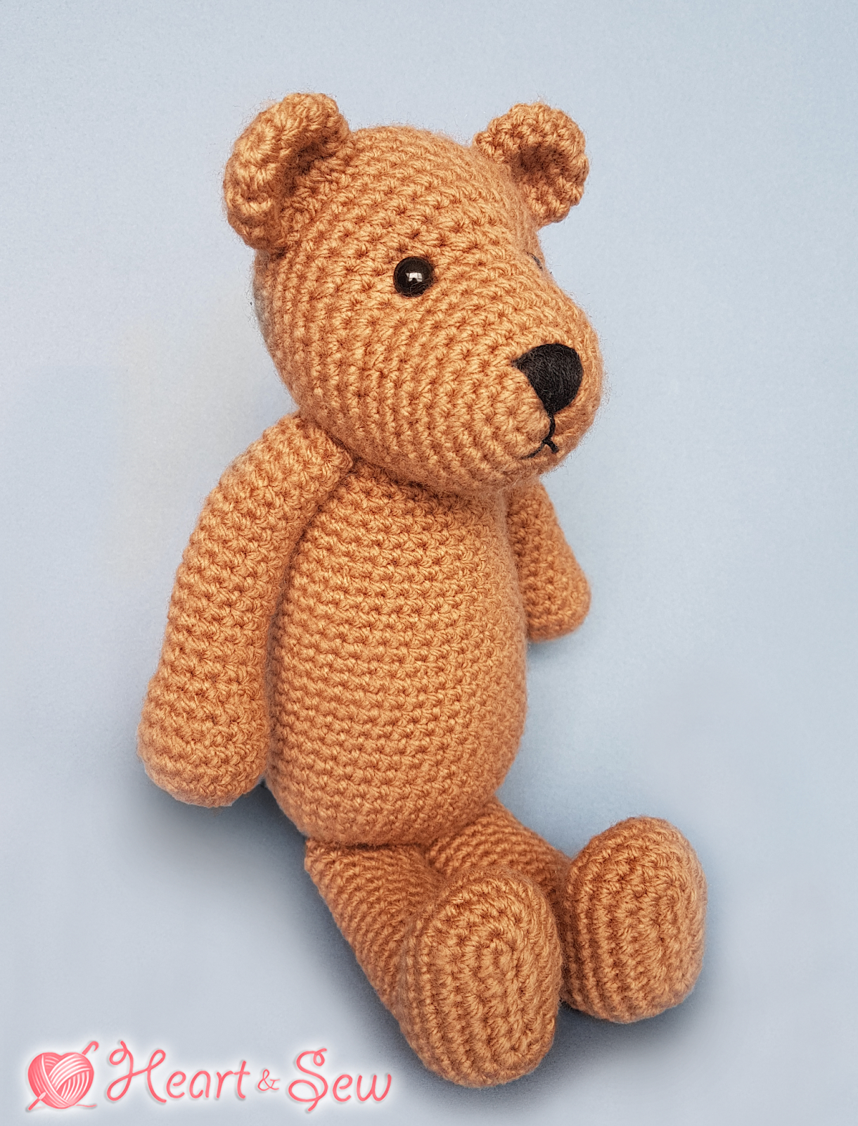 Amigurumi Bear Crochet Pattern Heart Sew Bertie Bear Free Crochet Amigurumi Pattern