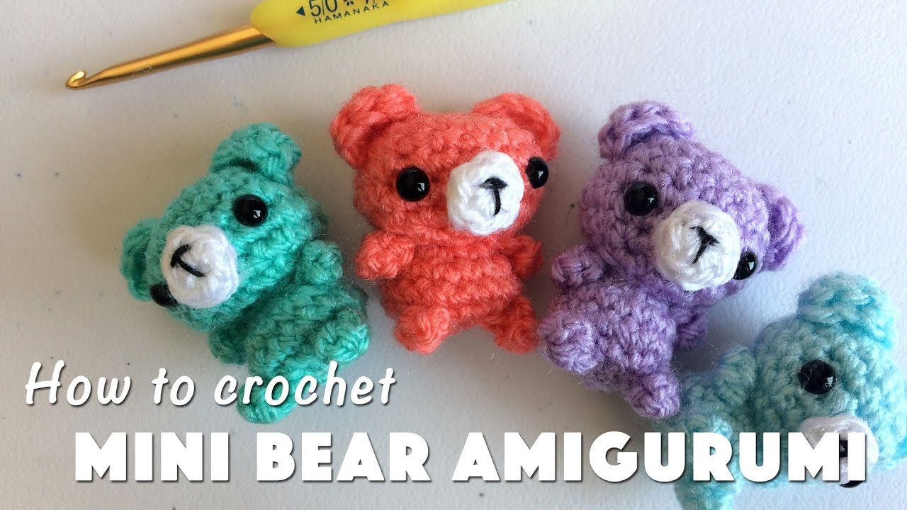 Amigurumi Bear Crochet Pattern How To Crochet Mini Bear Amigurumi Youtube