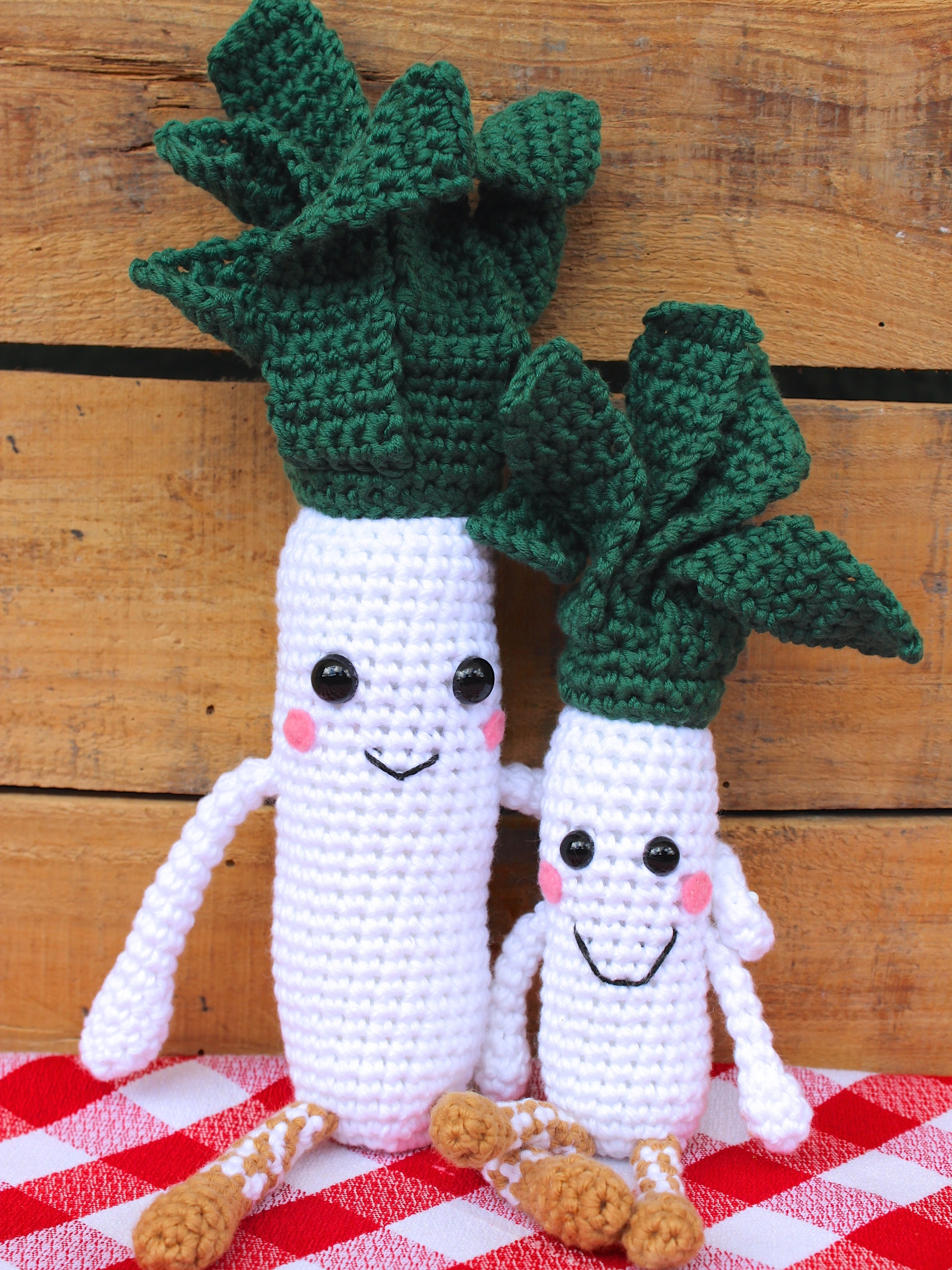 Amigurumi Crochet Patterns Leek Sweet Veggie Tremendu Crochet
