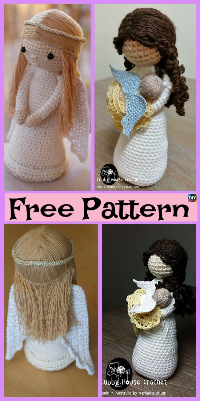 Amigurumi Doll Crochet Pattern Crochet Amigurumi Doll Angel Free Patterns Christmas Halloween
