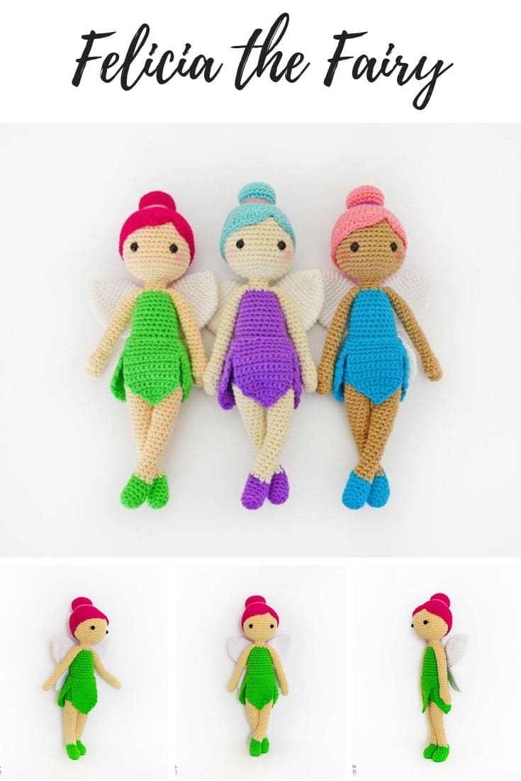 Amigurumi Doll Crochet Pattern Crochet Fairy Patterns Magical Dolls Little Girls Will Adore