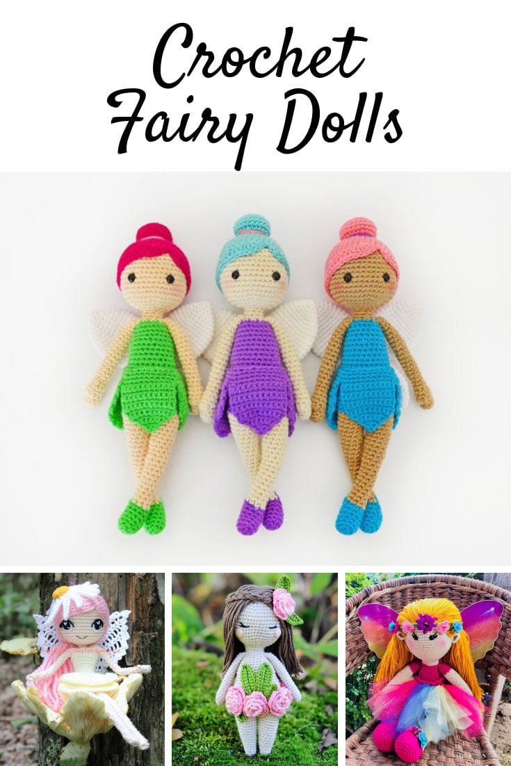 Amigurumi Doll Crochet Pattern Crochet Fairy Patterns Magical Dolls Little Girls Will Adore