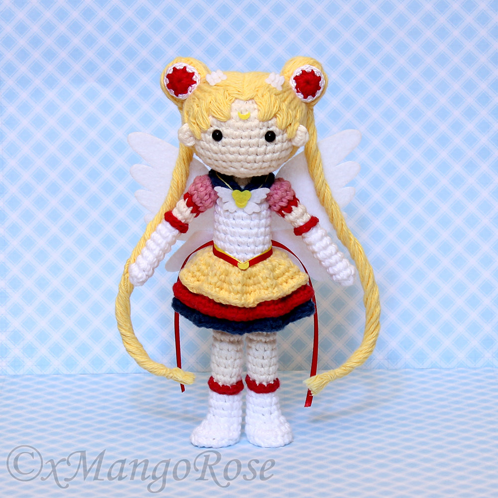 Amigurumi Doll Crochet Pattern Eternal Sailor Moon Plush Amigurumi Doll Crochet Pattern Etsy