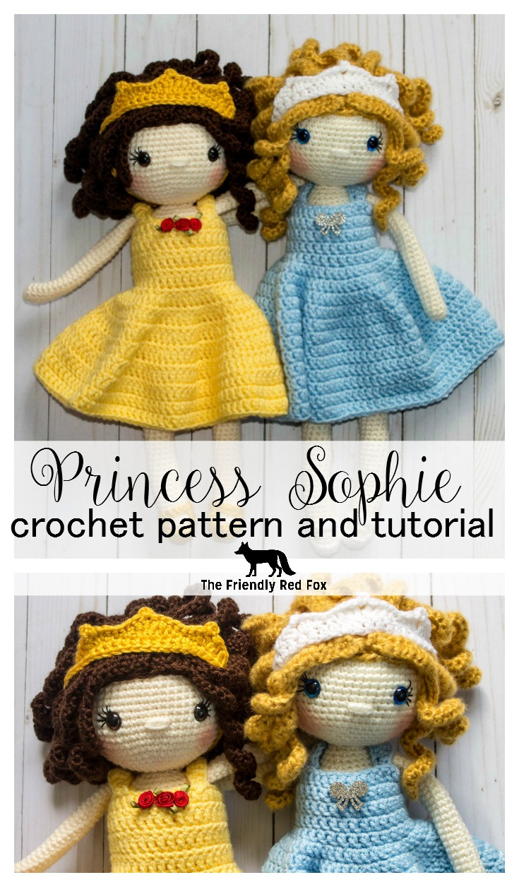 Amigurumi Doll Crochet Pattern Free Crochet Doll Pattern The Friendly Sophie Thefriendlyredfox