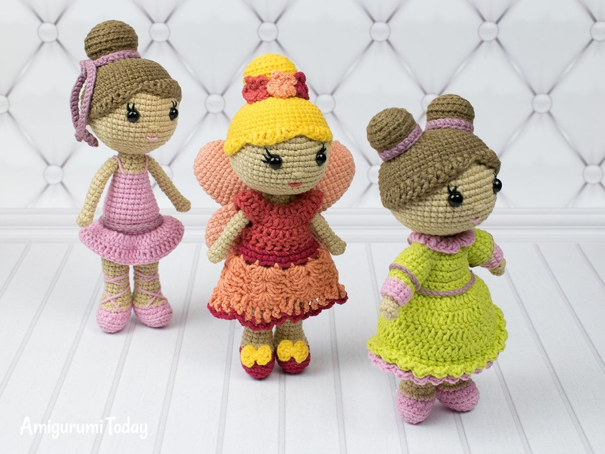Amigurumi Doll Crochet Pattern Little Lady Doll Crochet Pattern Love To Crochet Pinterest