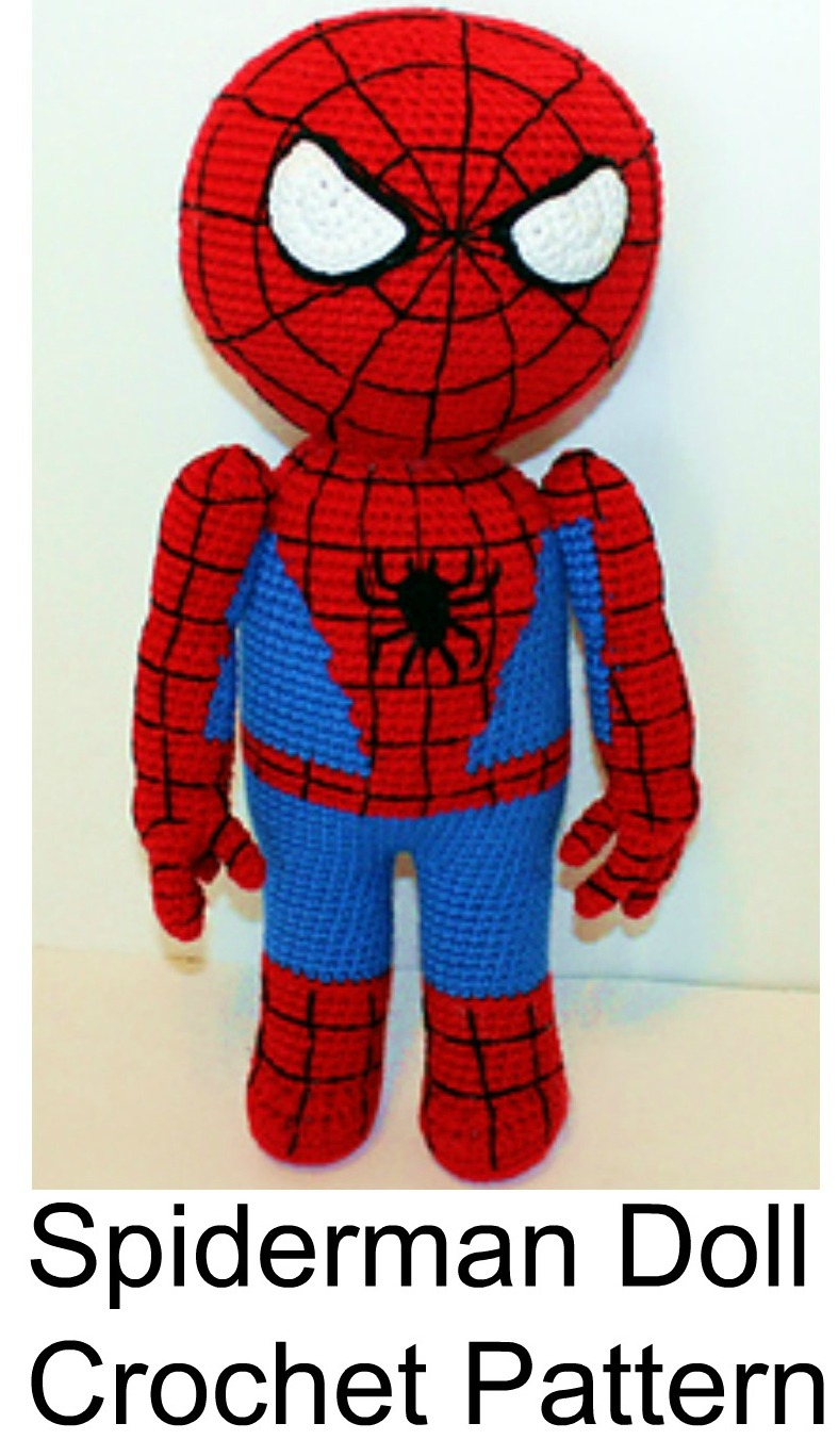 Amigurumi Doll Crochet Pattern Spiderman Crochet Pattern Amigurumi Doll Tutorial Crochet News