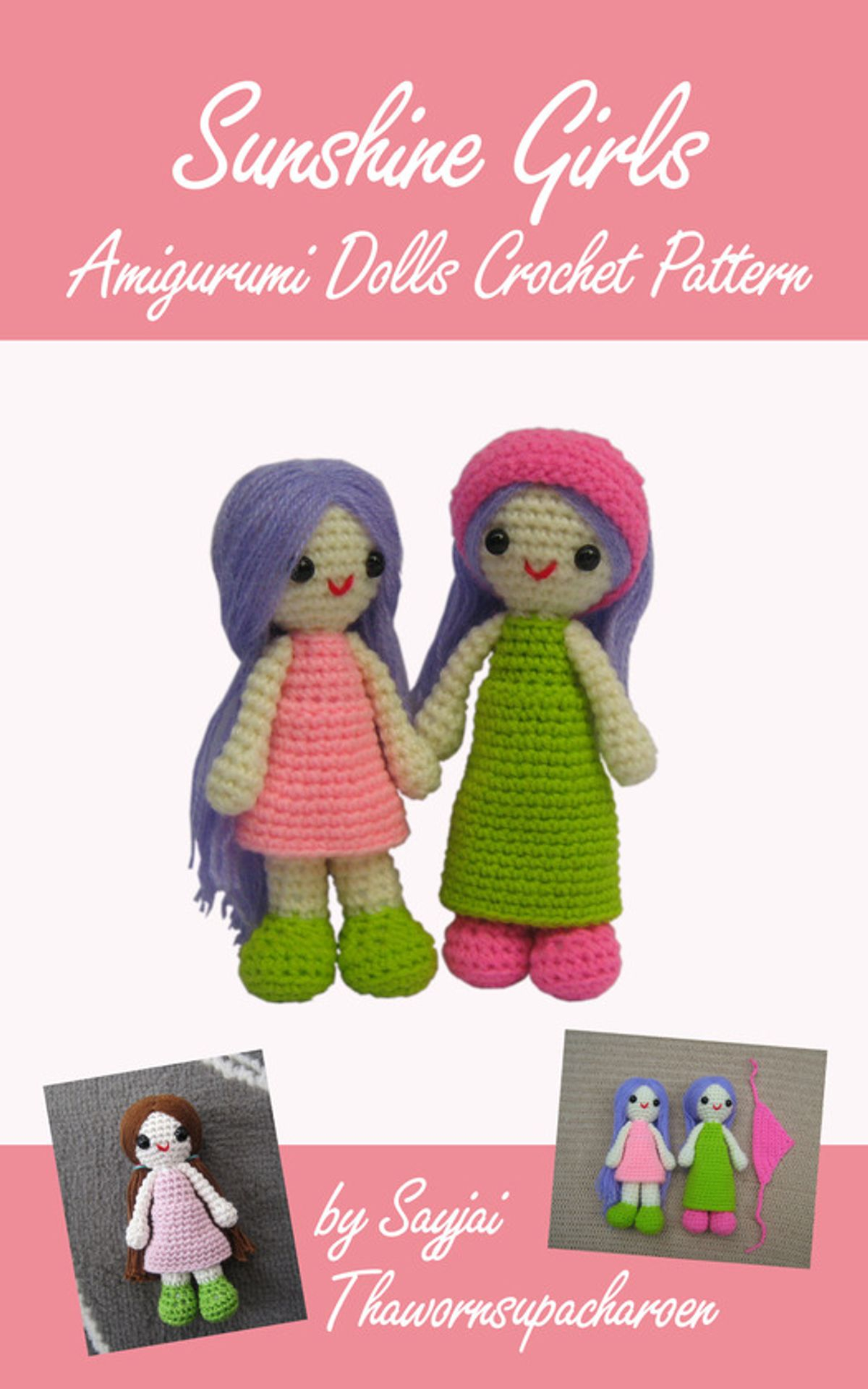 Amigurumi Doll Crochet Pattern Sunshine Girls Amigurumi Dolls Crochet Pattern Ebook Sayjai