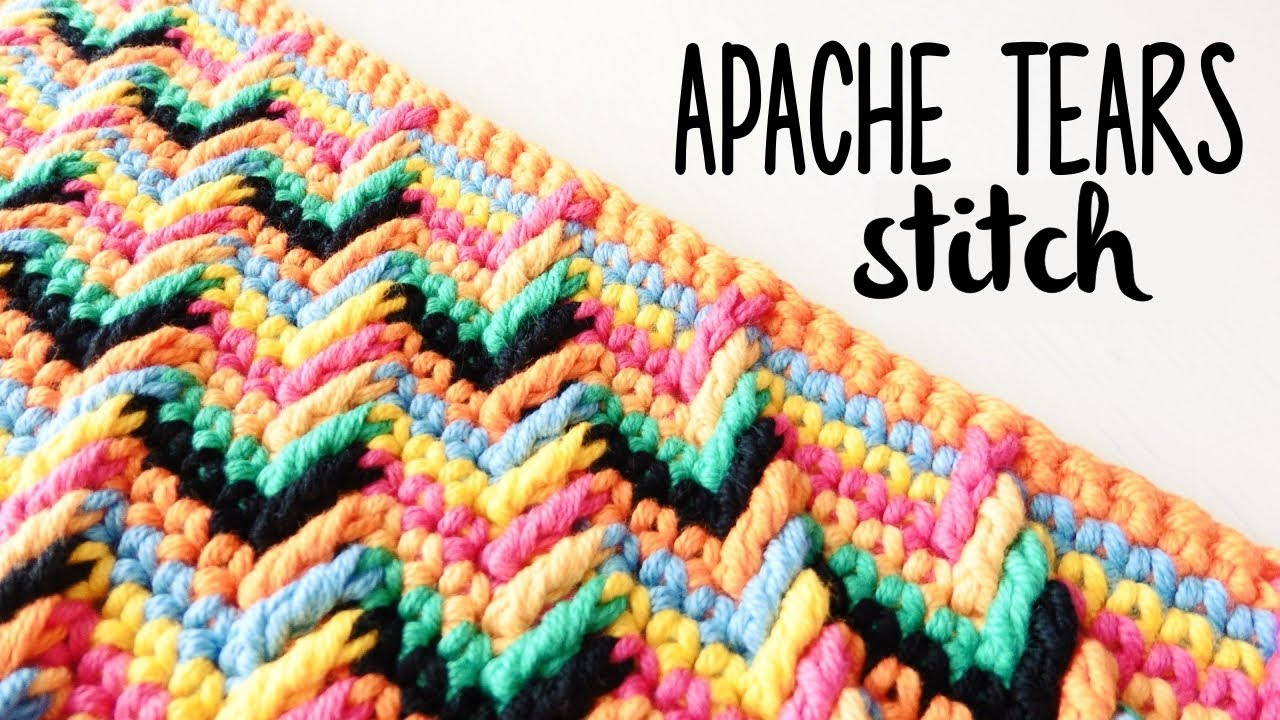 Apache Tears Crochet Pattern How To Crochet Apache Tears Stitch Crochet Lovers Youtube