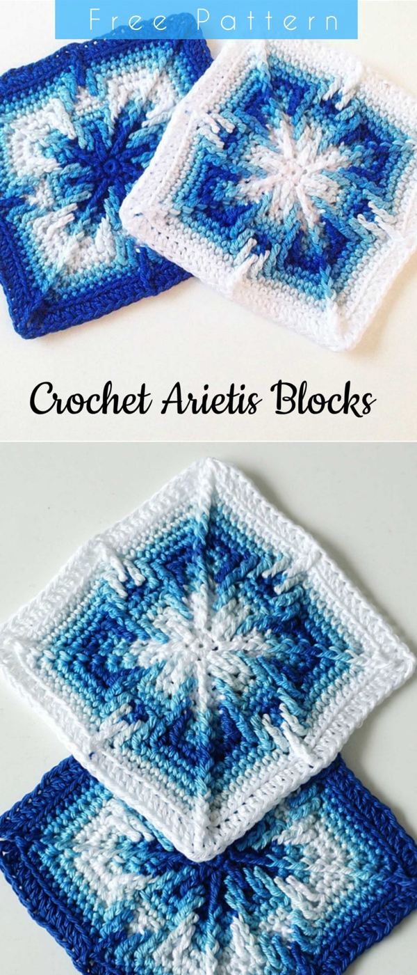Apache Tears Crochet Pattern The Arietis Crochet Apache Tears Squares Free Pattern Styles Idea