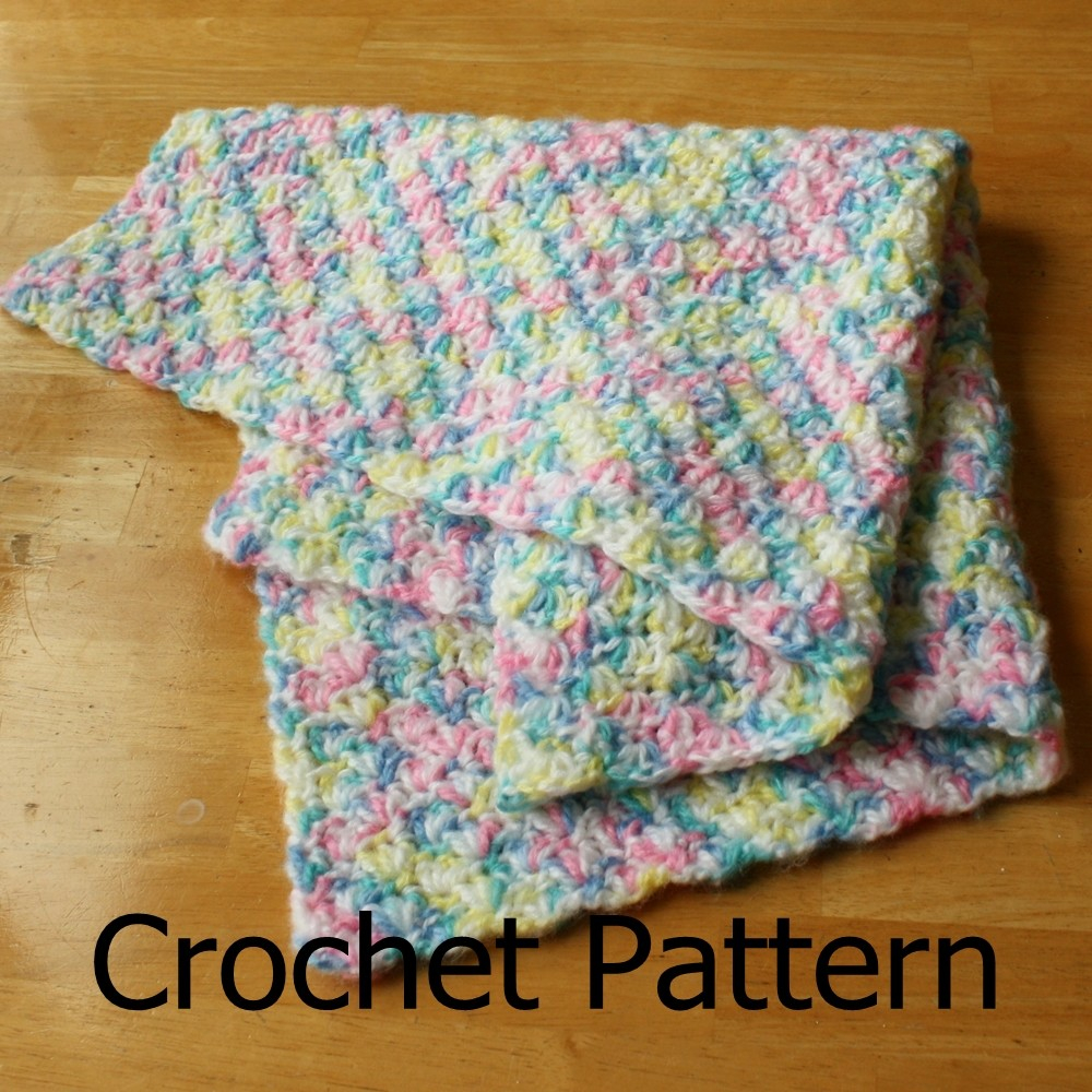 Baby Afghan Crochet Patterns Crochet Ba Blanket Pattern Simple Shell Pattern Easy On Luulla