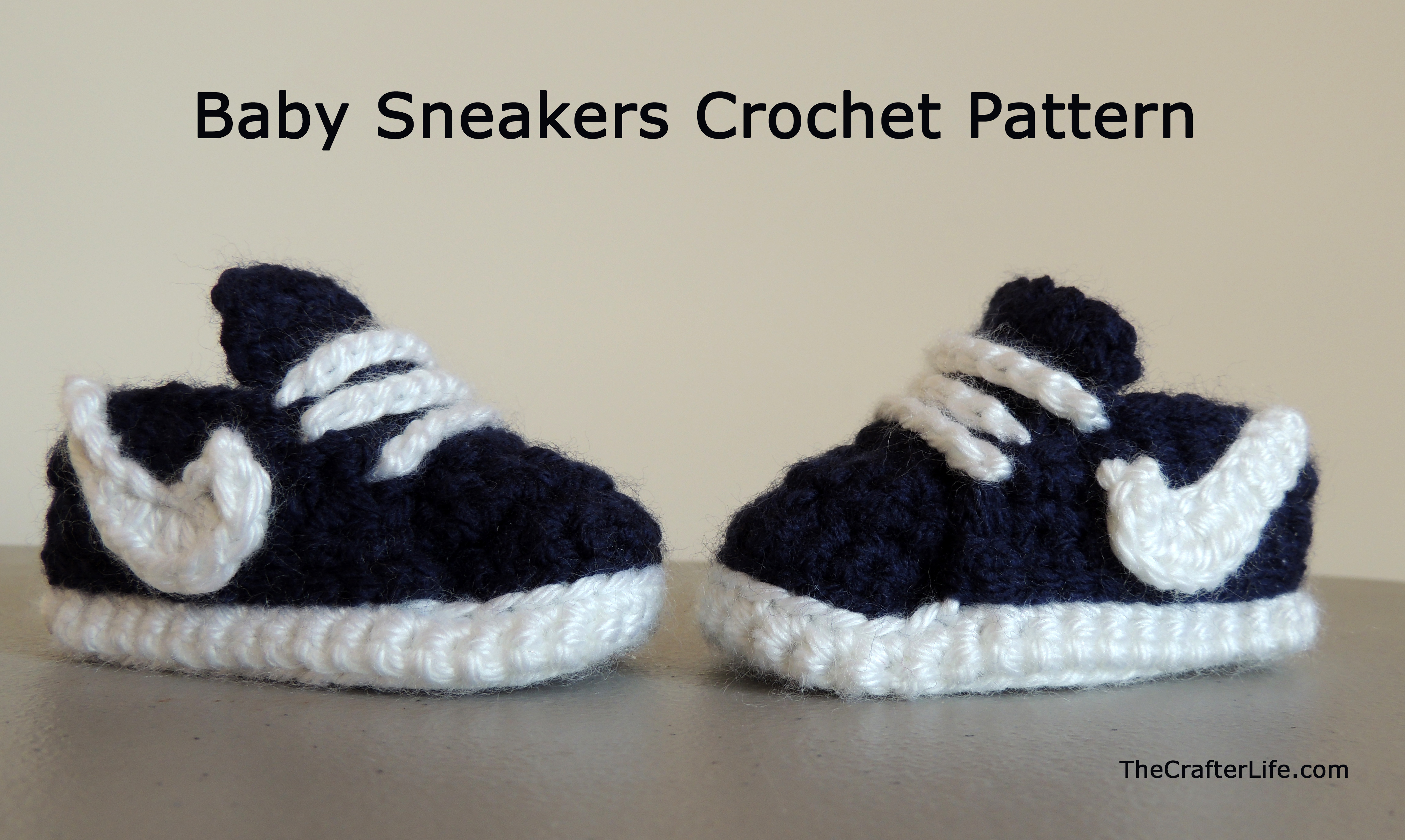 Baby Bootie Crochet Pattern Ba Sneakers Crochet Pattern The Crafter Life