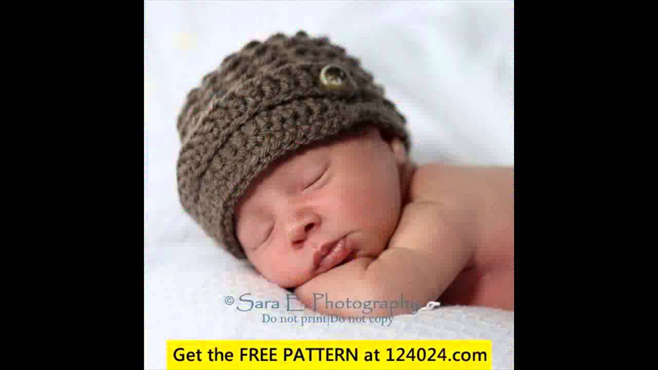 Baby Boy Crochet Hats Free Pattern Crochet Ba Hat For Boy Youtube