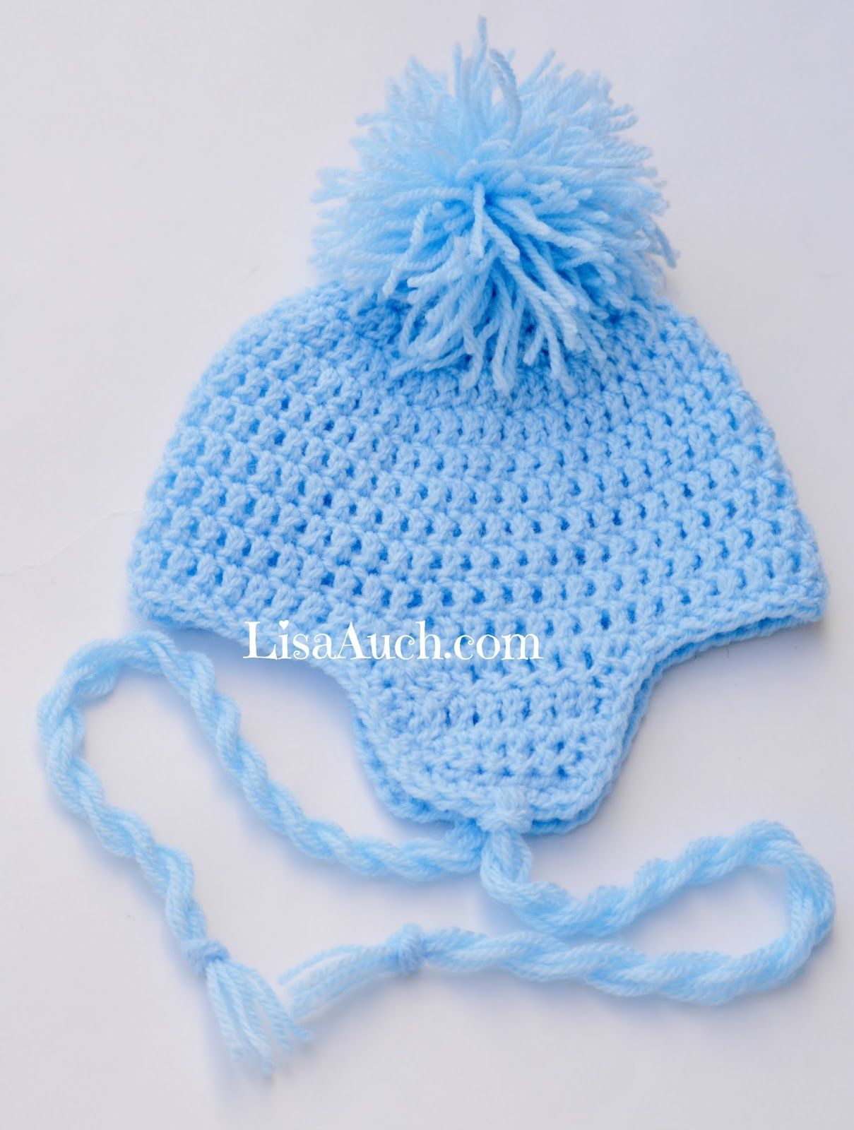 Baby Boy Crochet Hats Free Pattern Free Crochet Ba Hat Pattern With Earflaps Crochet Pinterest