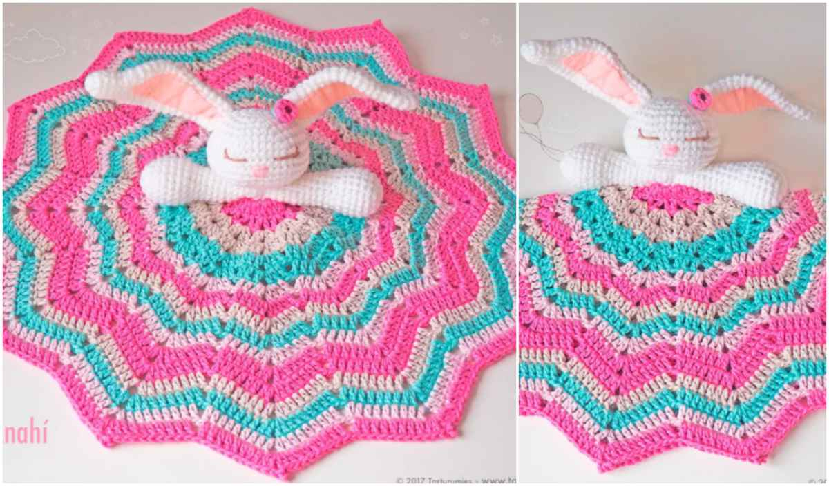 Baby Bunny Crochet Pattern Ami Bunny Ba Blanket Free Crochet Pattern Your Crochet