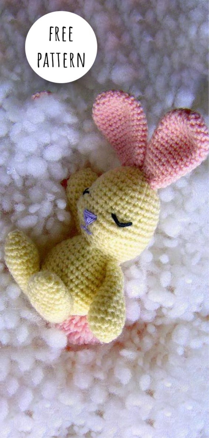 Baby Bunny Crochet Pattern Amigurumi Ba Bunny Free Pattern