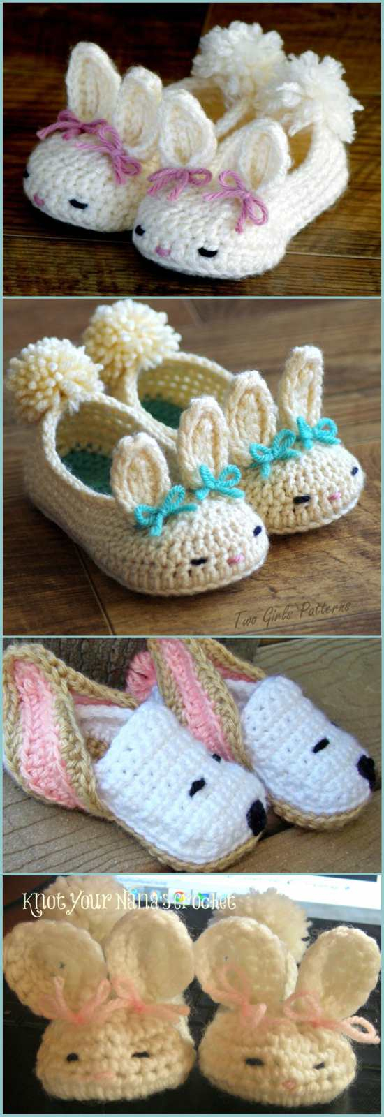 Baby Bunny Crochet Pattern Ba Bunny Slippers Free Crochet Patterns Your Crochet