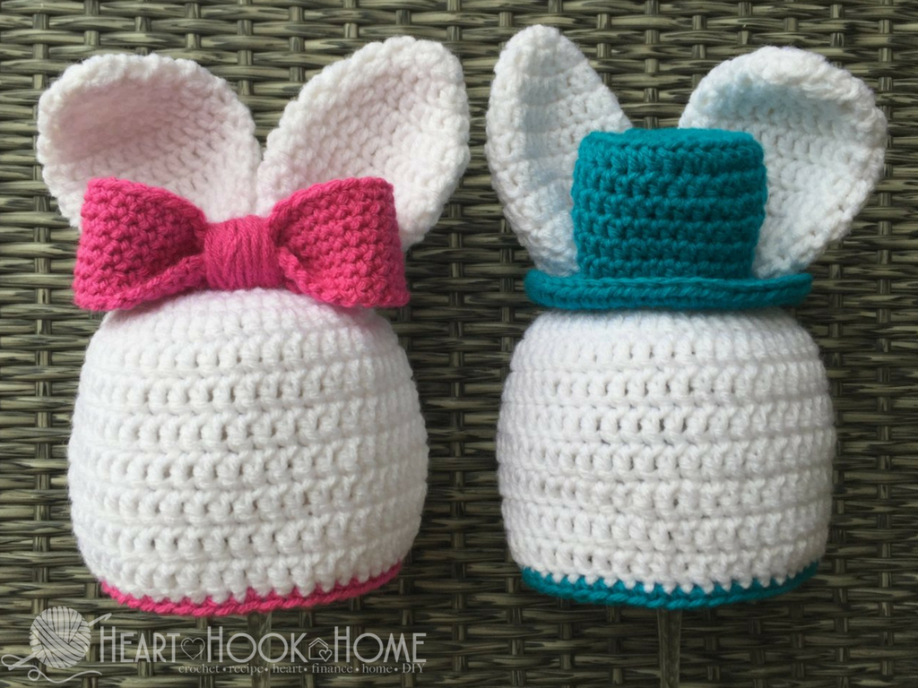 Baby Bunny Crochet Pattern Bunny Beanie With Ears Free Crochet Pattern For Easter