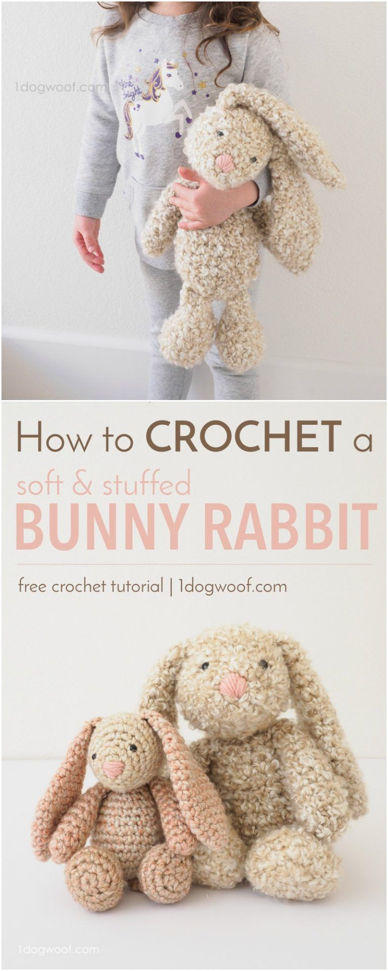 Baby Bunny Crochet Pattern Classic Stuffed Bunny Crochet Pattern For Easter Crochet