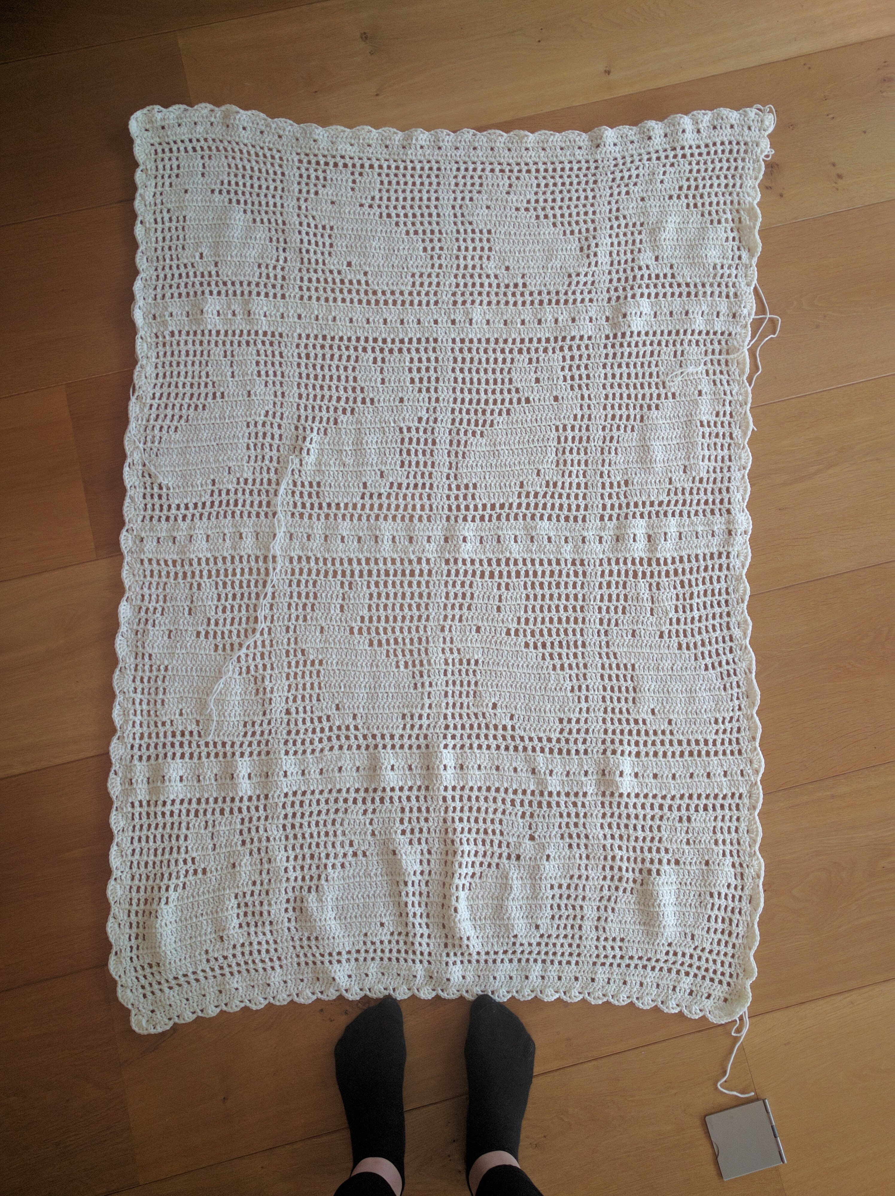 Baby Bunny Crochet Pattern Filet Crochet Bunny Blanket For A Beautiful Ba Hook Knit And