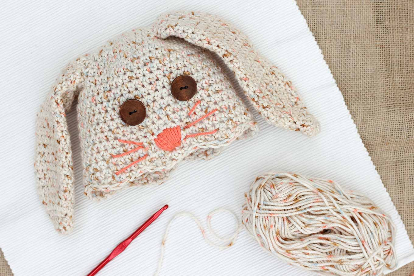 Baby Bunny Crochet Pattern Free Crochet Bunny Hat Pattern Newborn Toddler Make Do Crew
