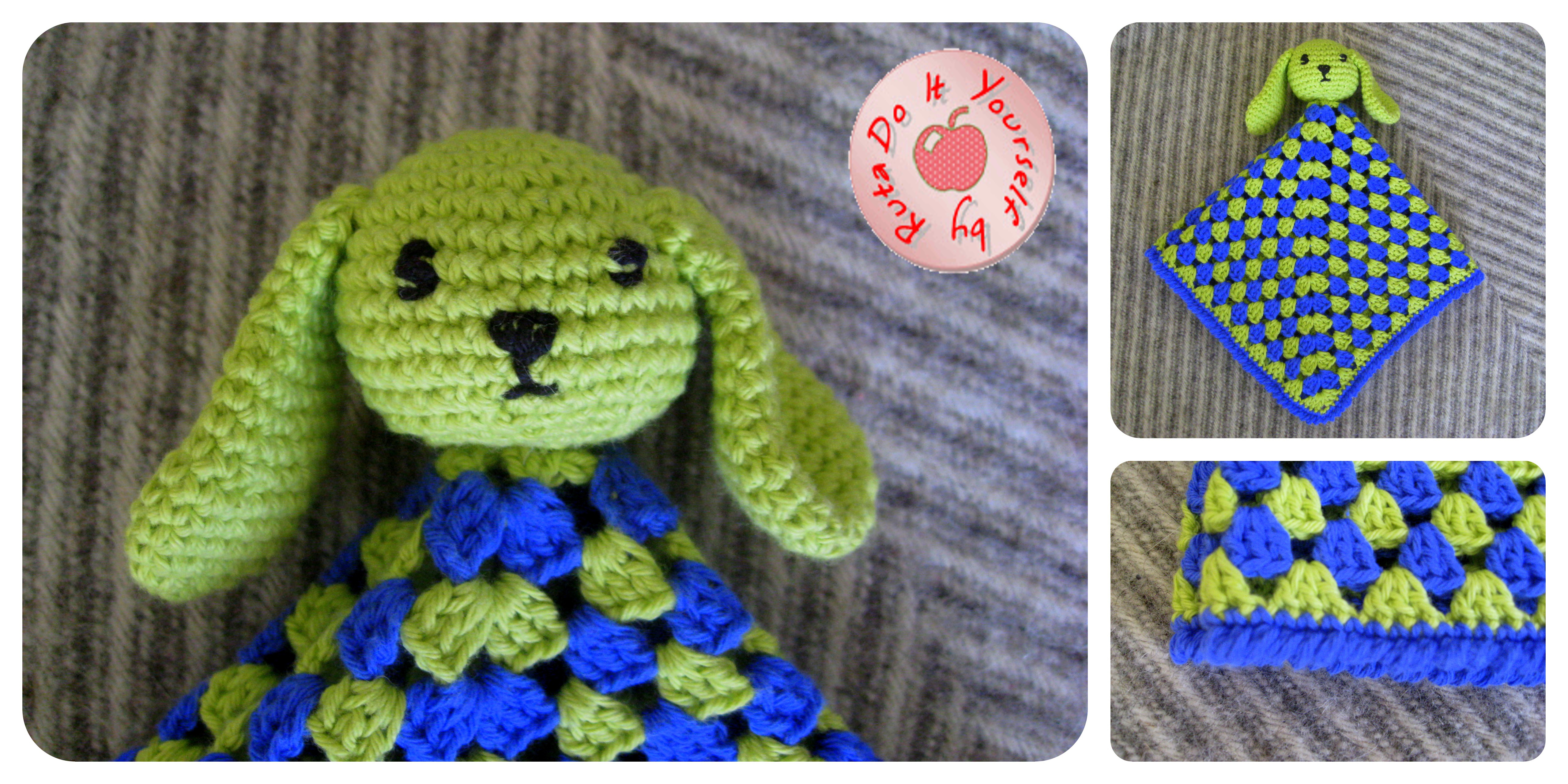 Baby Bunny Crochet Pattern Security Blanket Bunny Do It Yourself