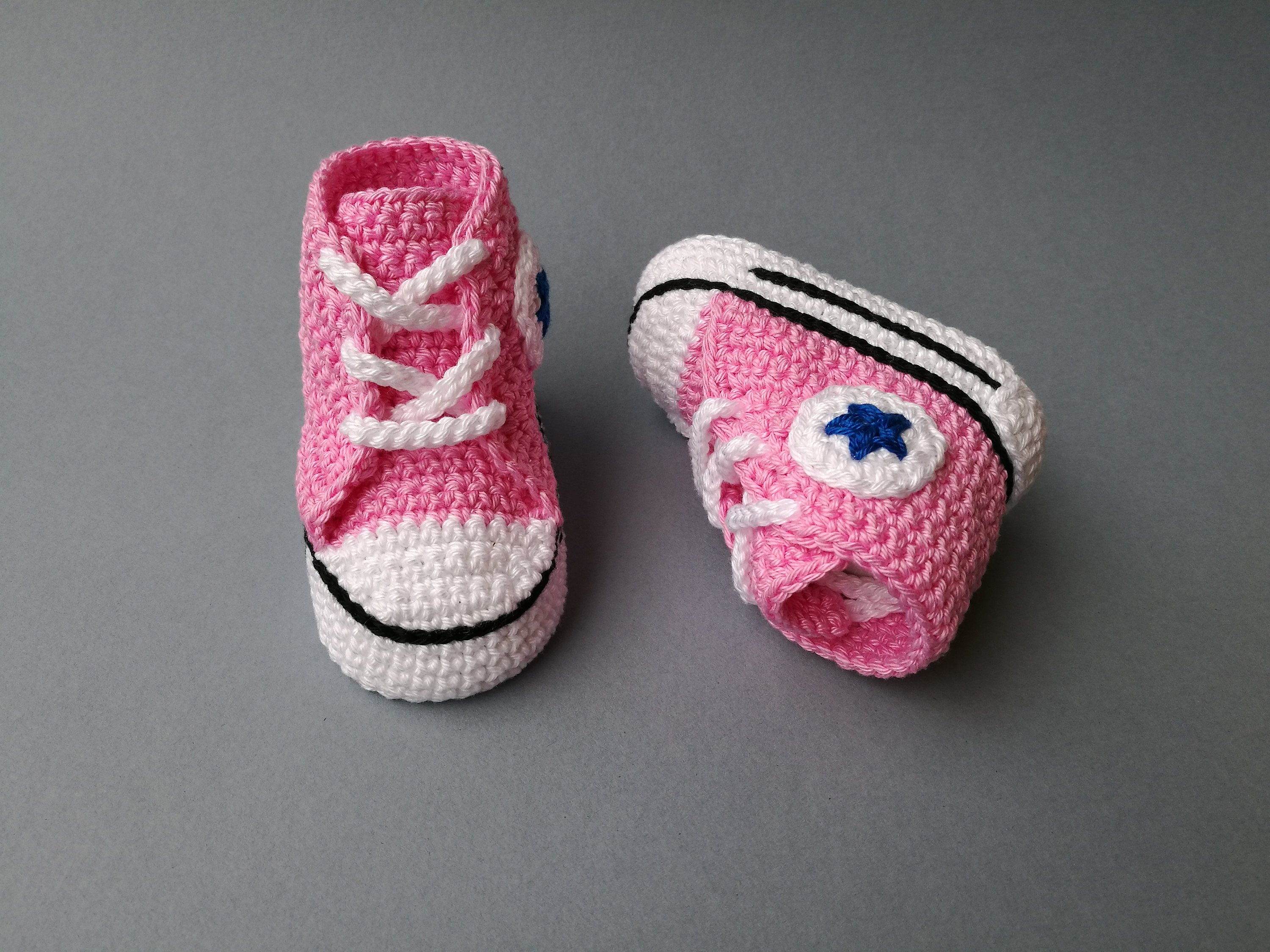 Baby Converse Crochet Pattern Crochet Pattern Converse All Star Crochet Ba Shoes Ba Etsy