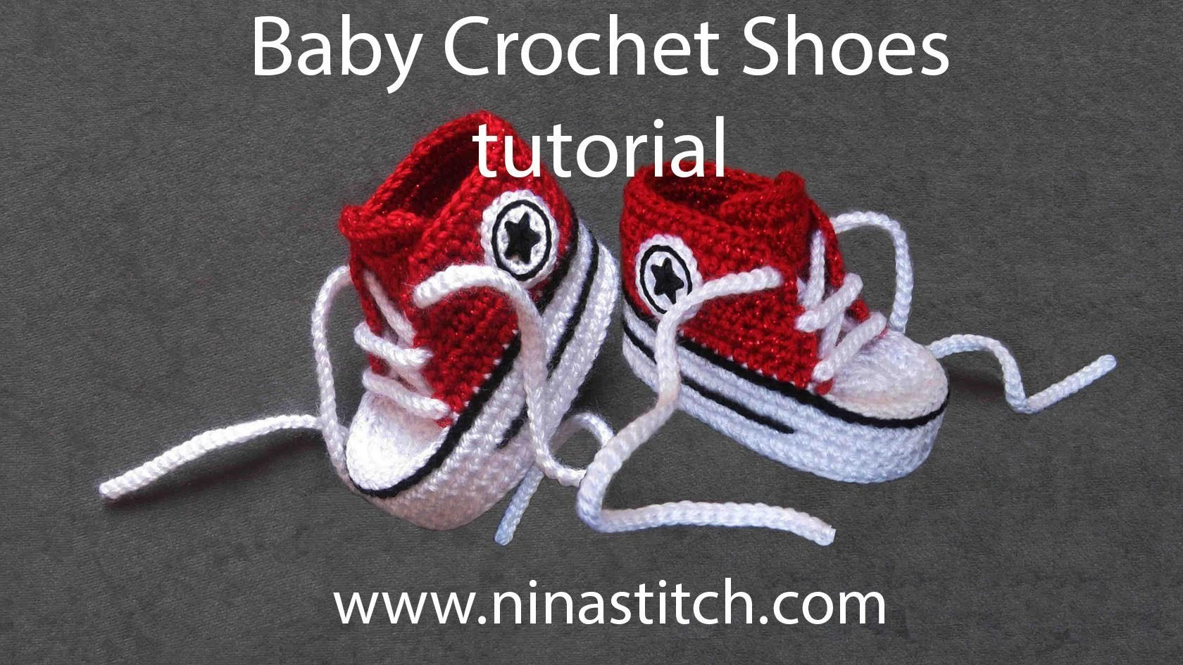 Baby Converse Crochet Pattern How To Crochet My Easy New Born Ba Converse Style Slippers P1