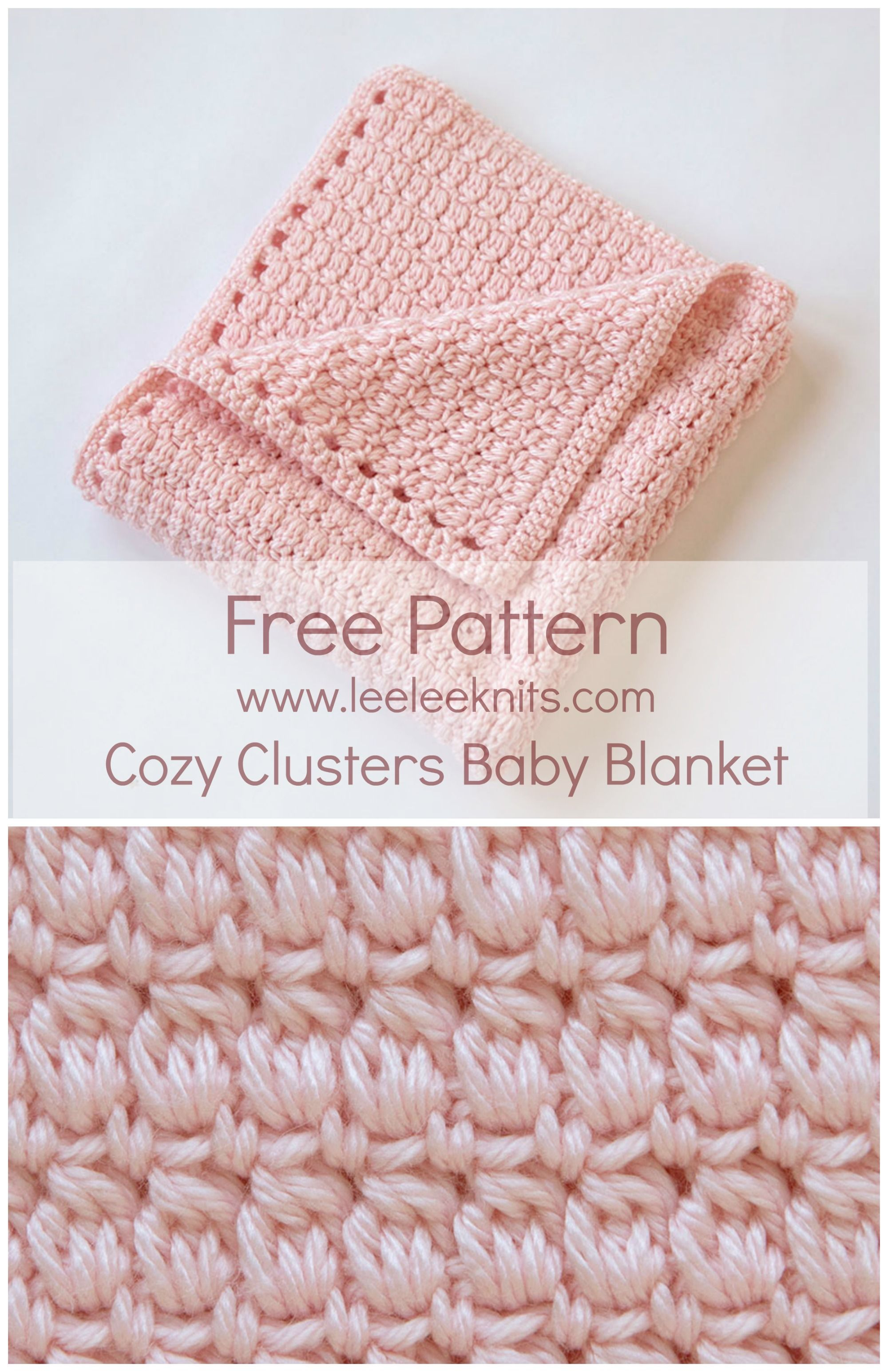 Baby Crochet Blanket Patterns Cozy Clusters Free Crochet Ba Blanket Pattern Sewing Crocheting