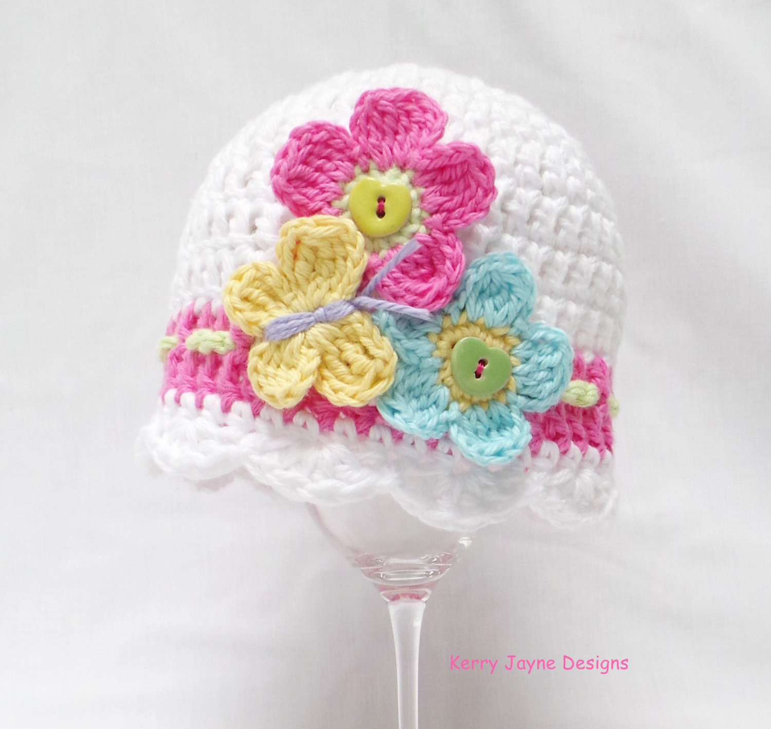 Baby Crochet Hat Pattern Ba Crochet Hat Pattern Flutter Ba Hat Butterfly And Etsy