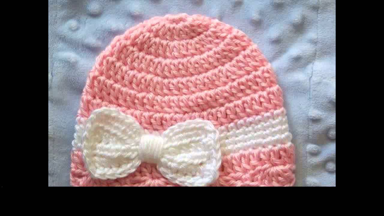 Baby Crochet Hat Pattern Crochet Ba Hat Newborn Youtube