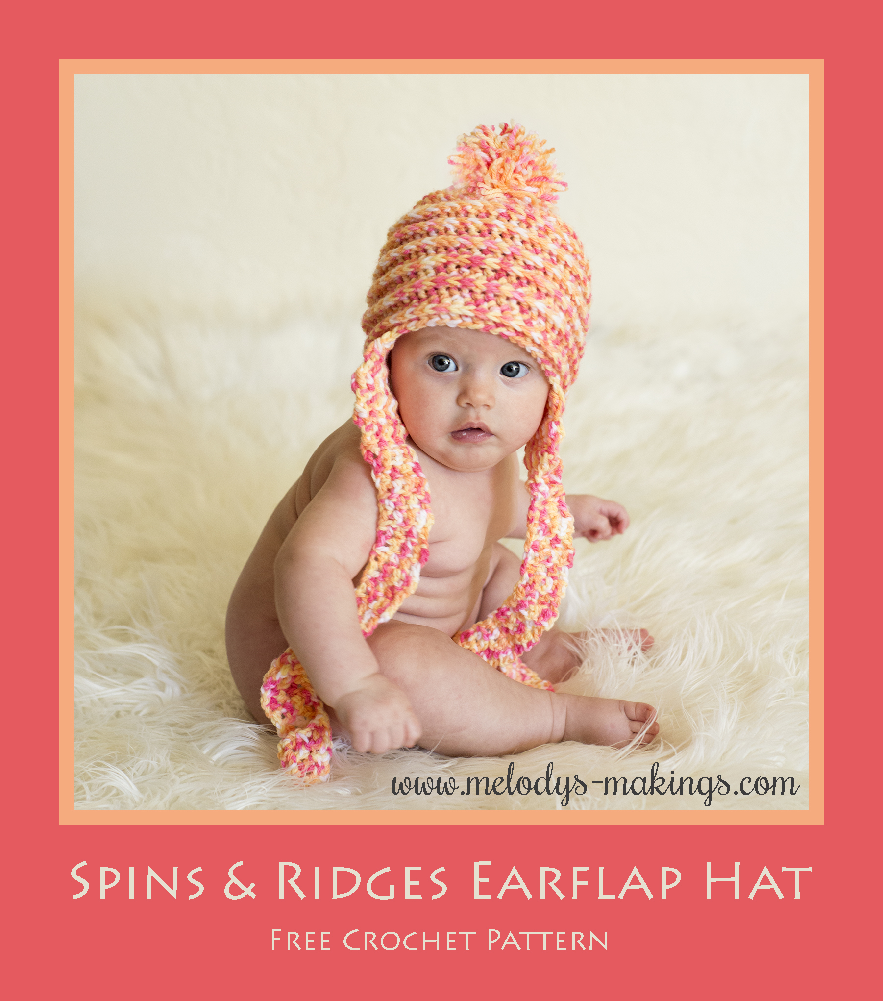 Baby Earflap Hat Crochet Pattern Free Another Fun Freebie Knit Crochet Melodys Makings