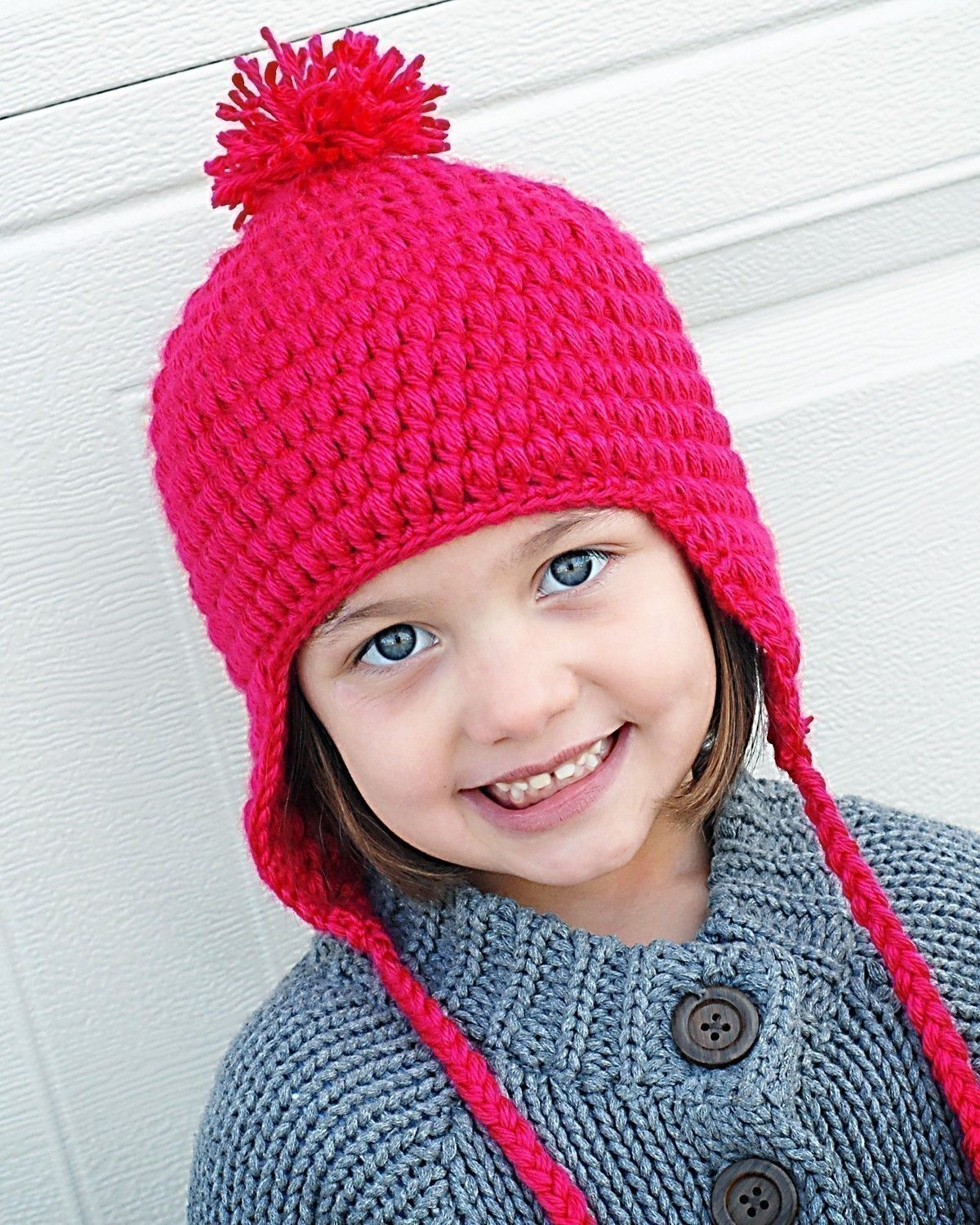 Baby Earflap Hat Crochet Pattern Free Puffy Earflap Hat Crochet Pattern Permission To Sell All Finished