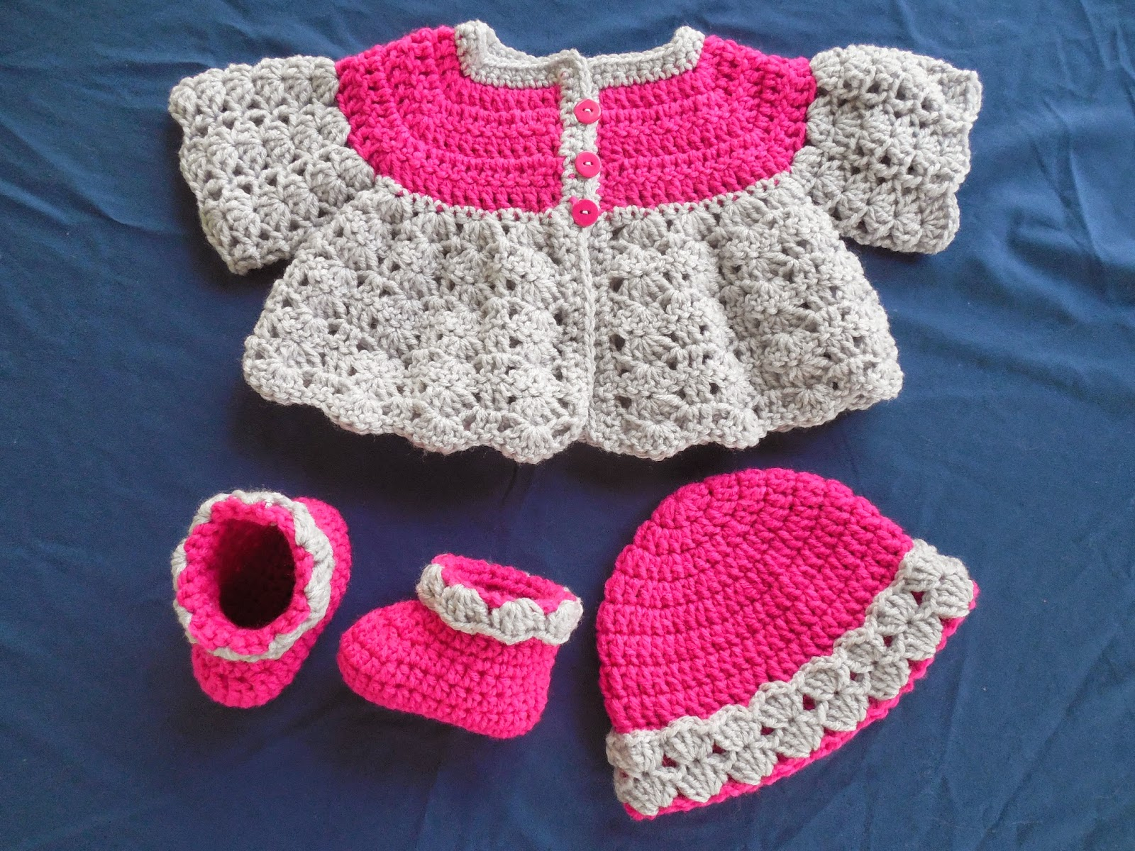 Baby Girl Crochet Patterns Britteny Off The Hook Ba Girls Fancy Shell Sweater Set Crochet