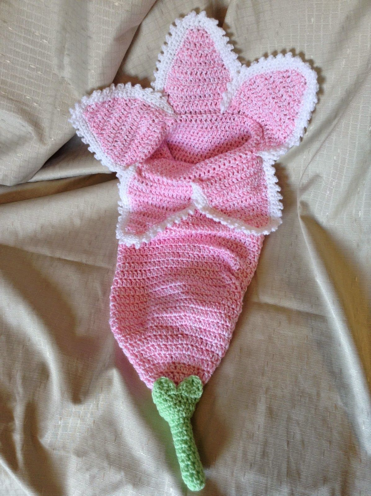 Baby Girl Crochet Patterns Knitted Bell Flower Cocoon Pattern Crochet Pinterest Crochet